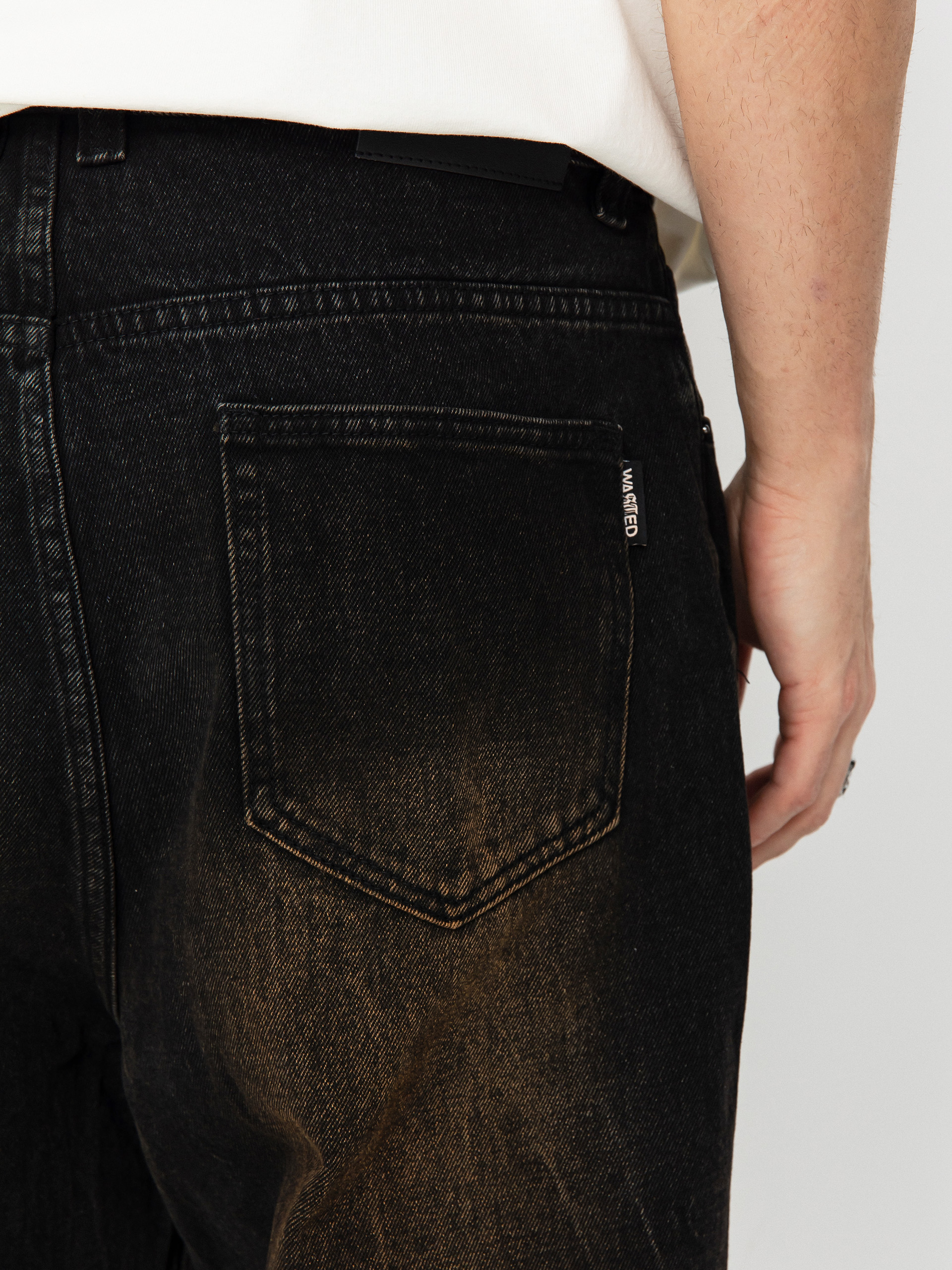 Nohavice Wasted Paris Sandblast Casper (faded black)