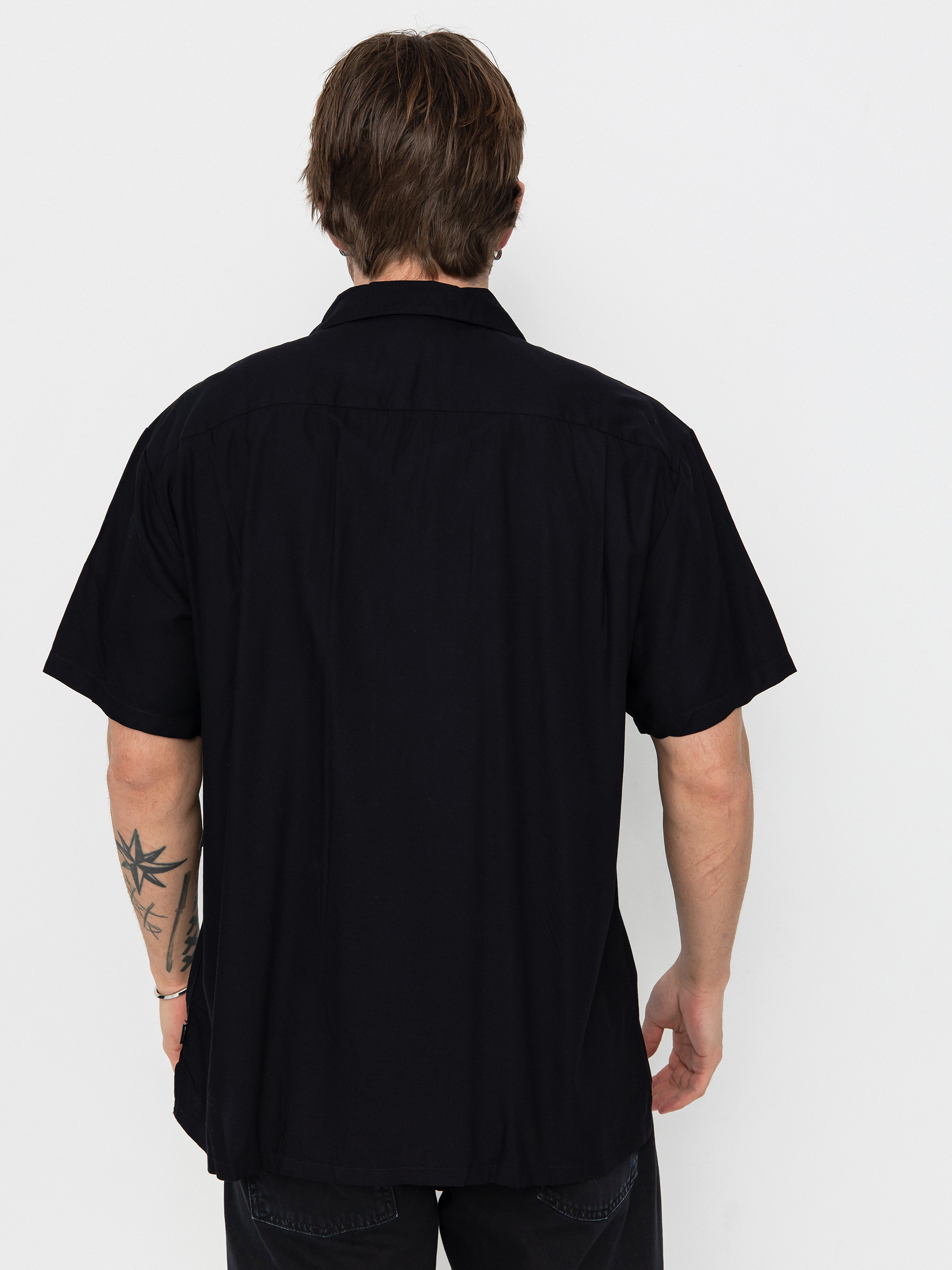 Košeľa Brixton Bunker (black)