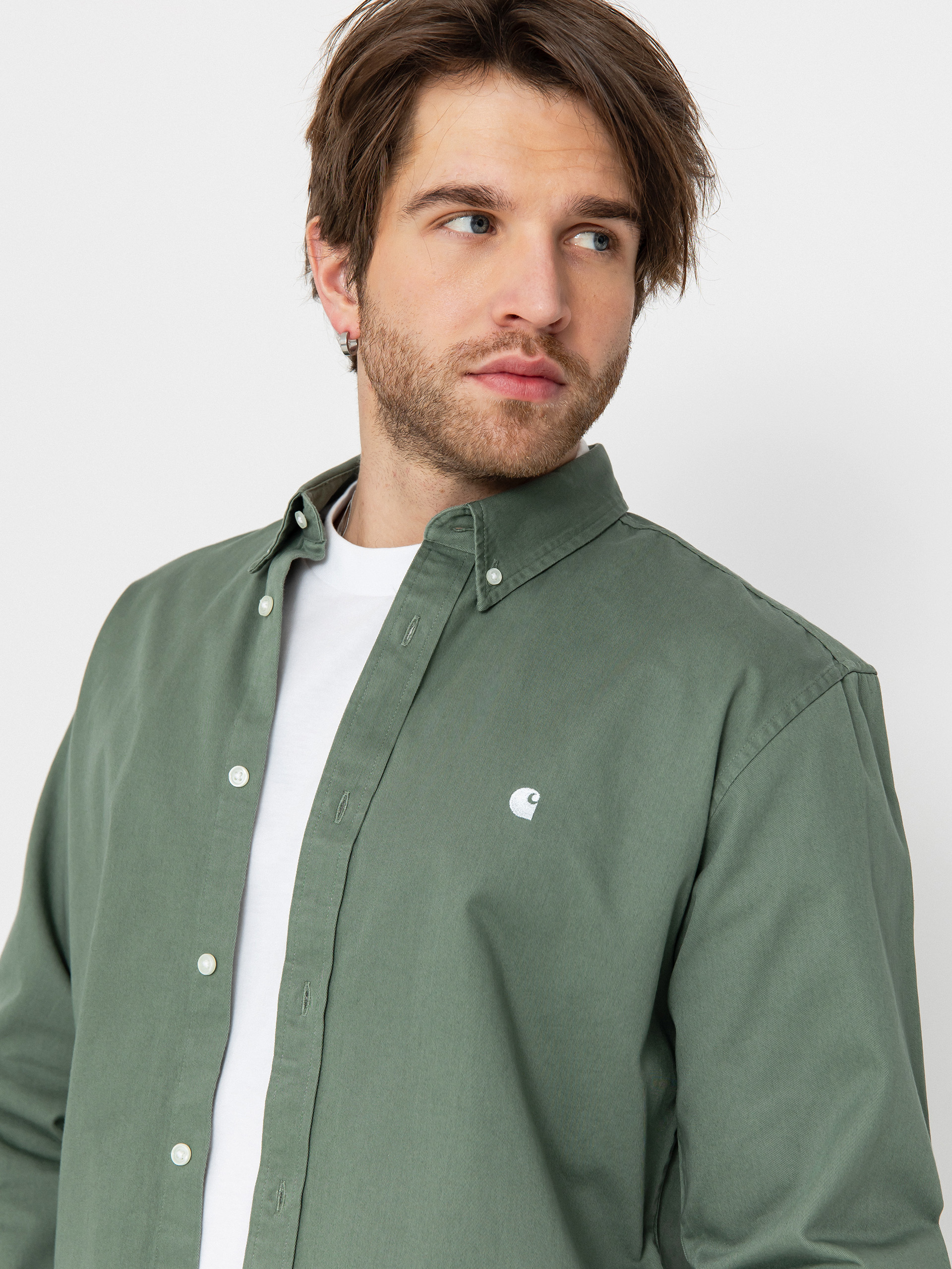 Košeľa Carhartt WIP Madison (park/white)