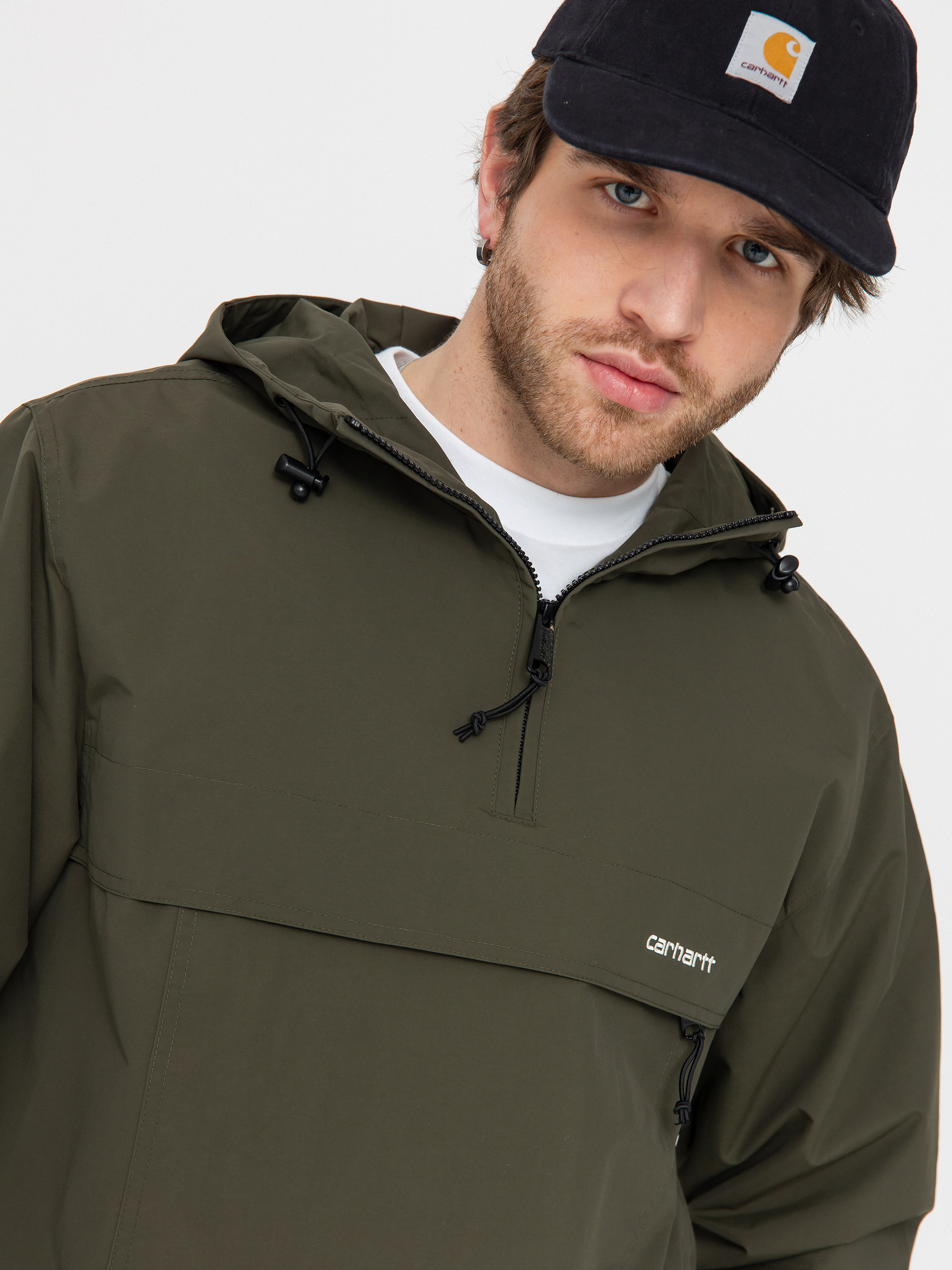 Bunda Carhartt WIP Windbreaker (turtle/white)