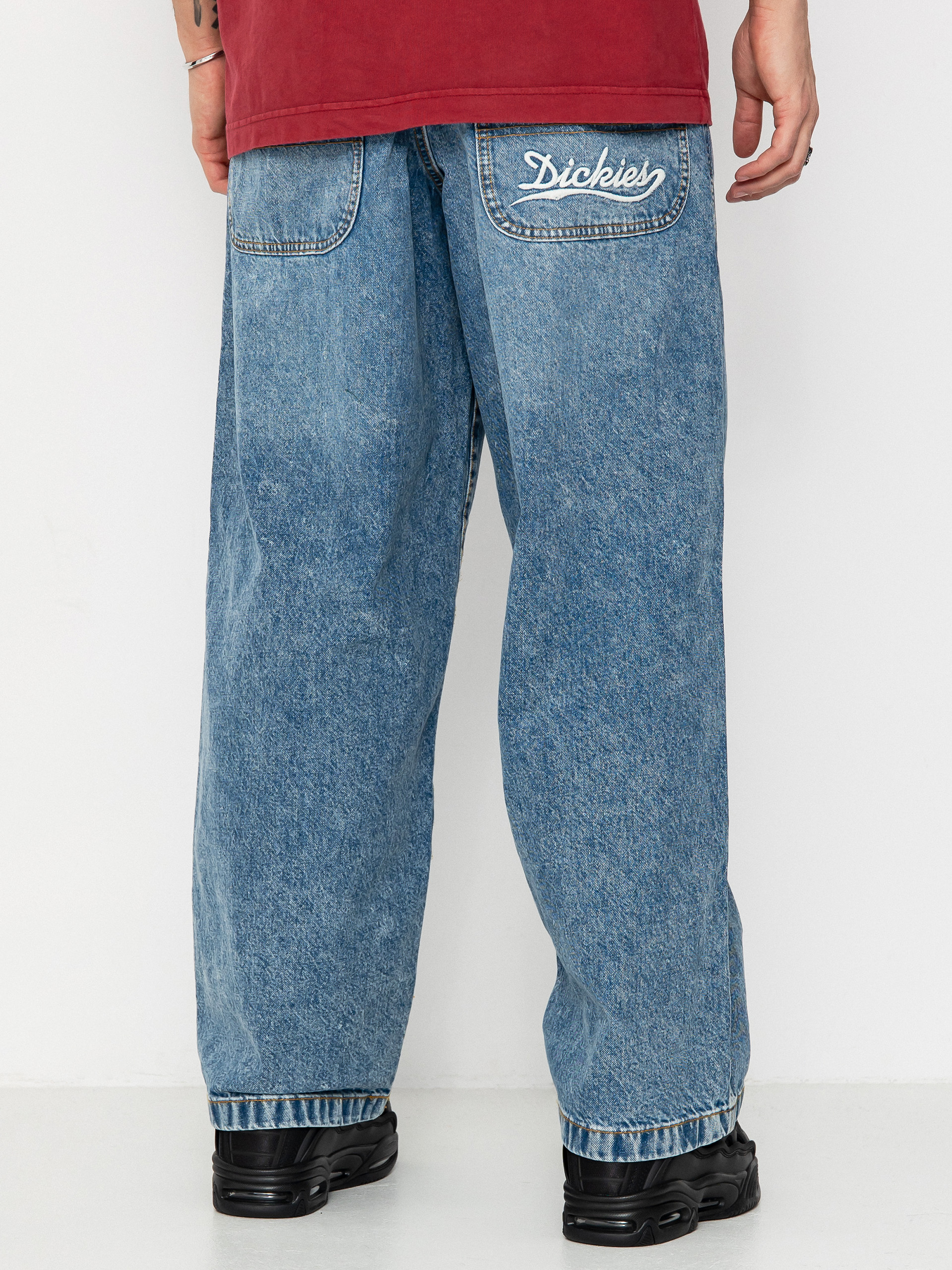 Nohavice Dickies Loose Wave (rinsed blue w/fade)