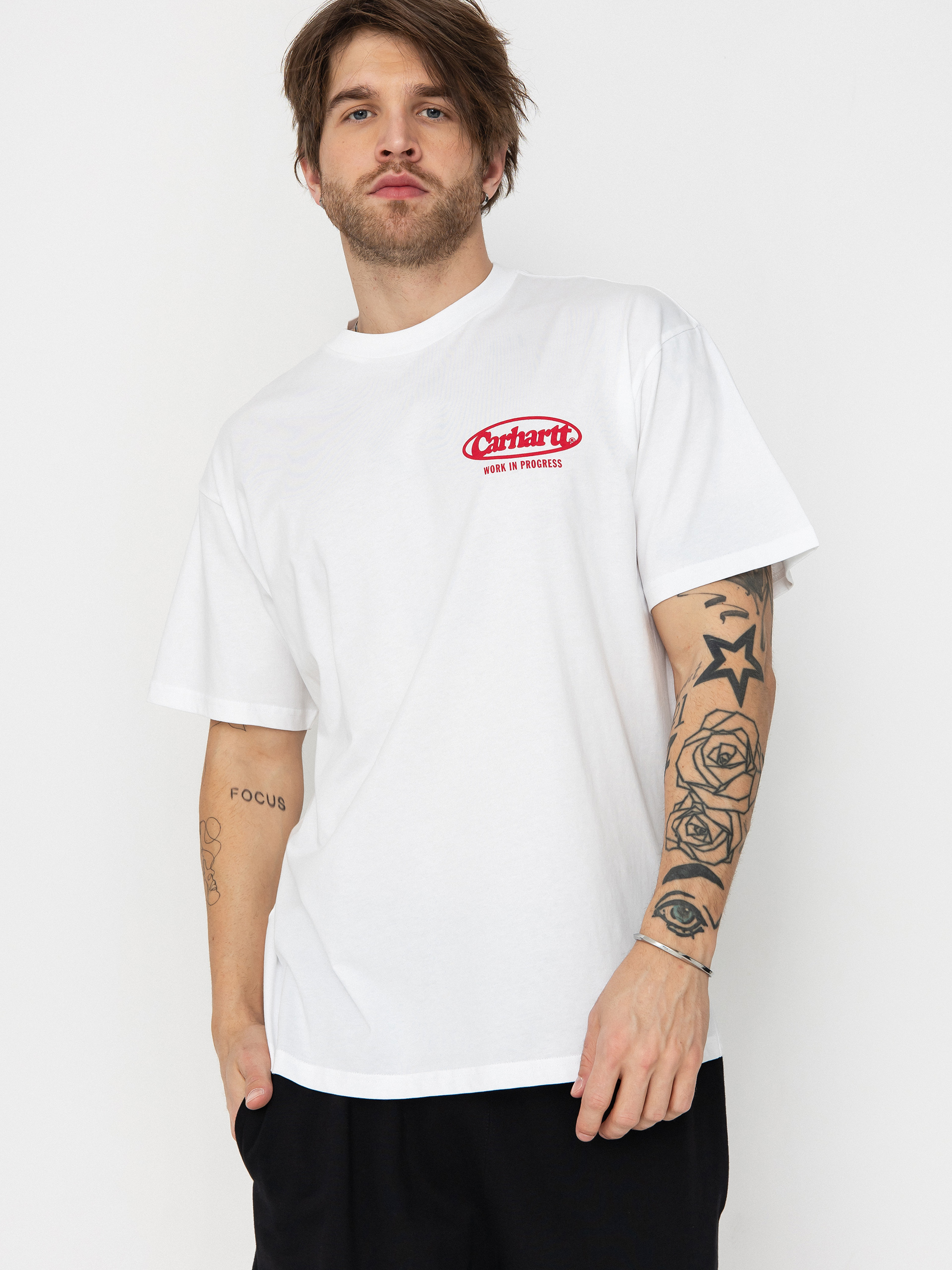Tričko Carhartt WIP Logo (white)