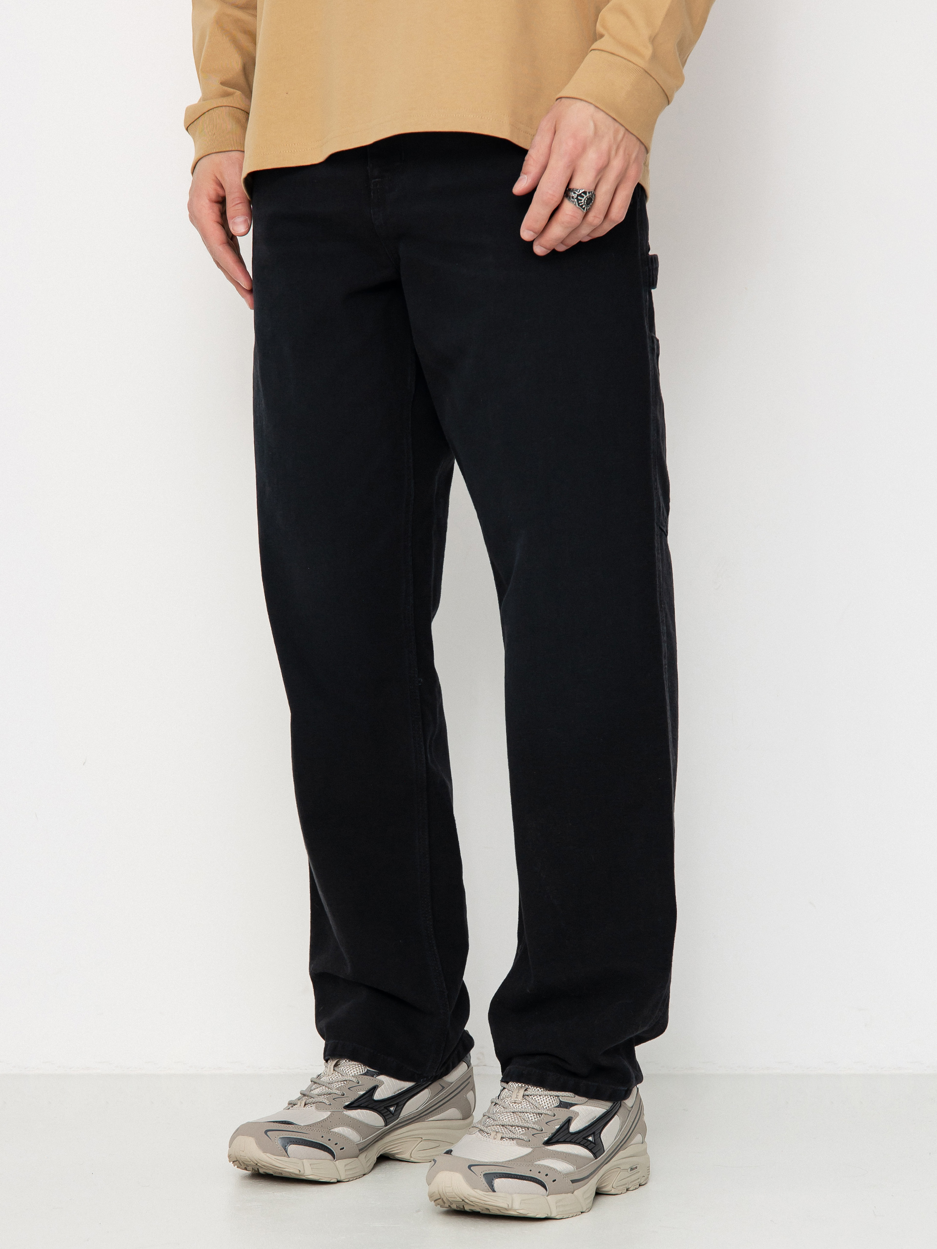 Nohavice Carhartt WIP Single Knee (black)