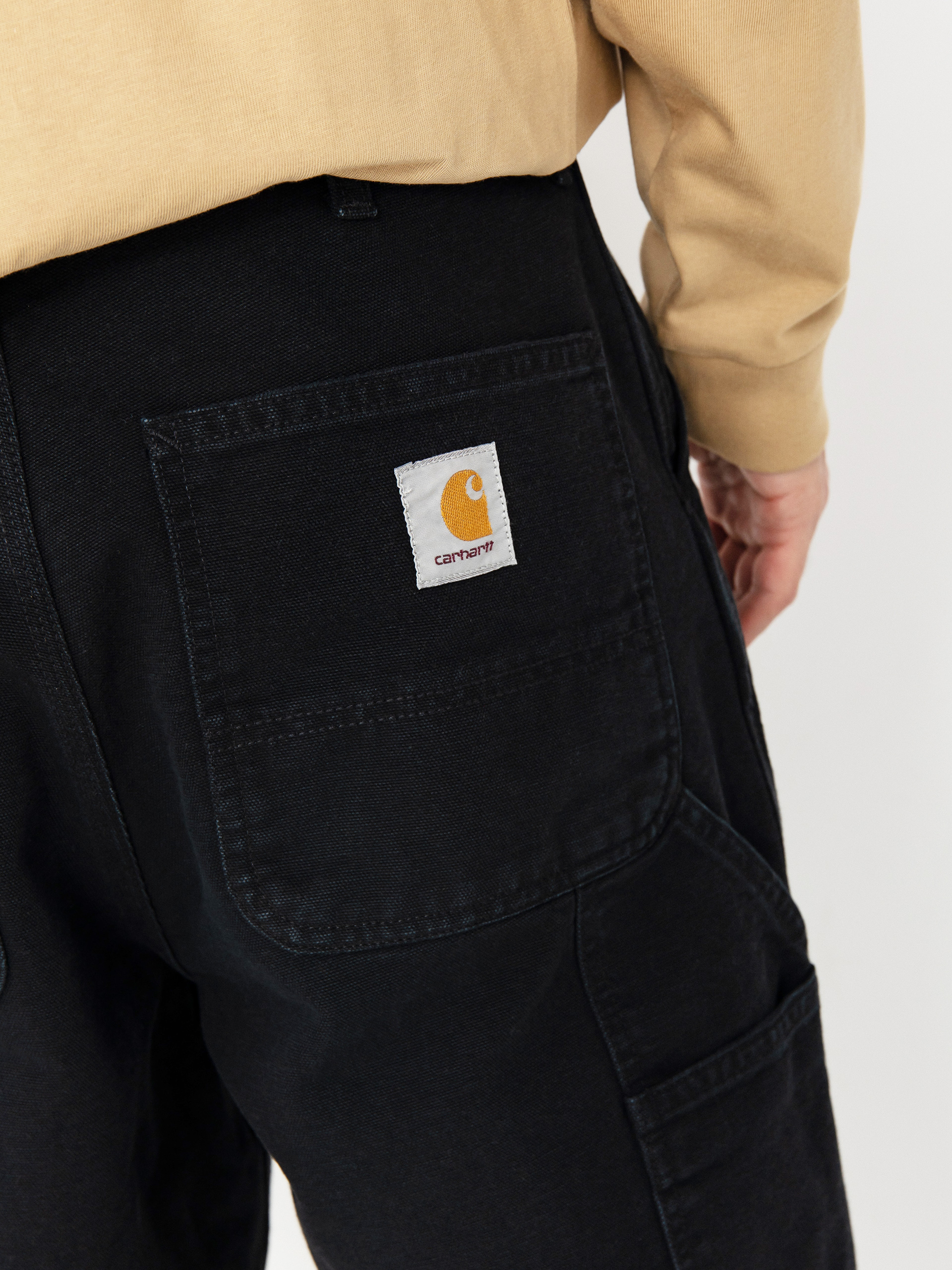 Nohavice Carhartt WIP Single Knee (black)
