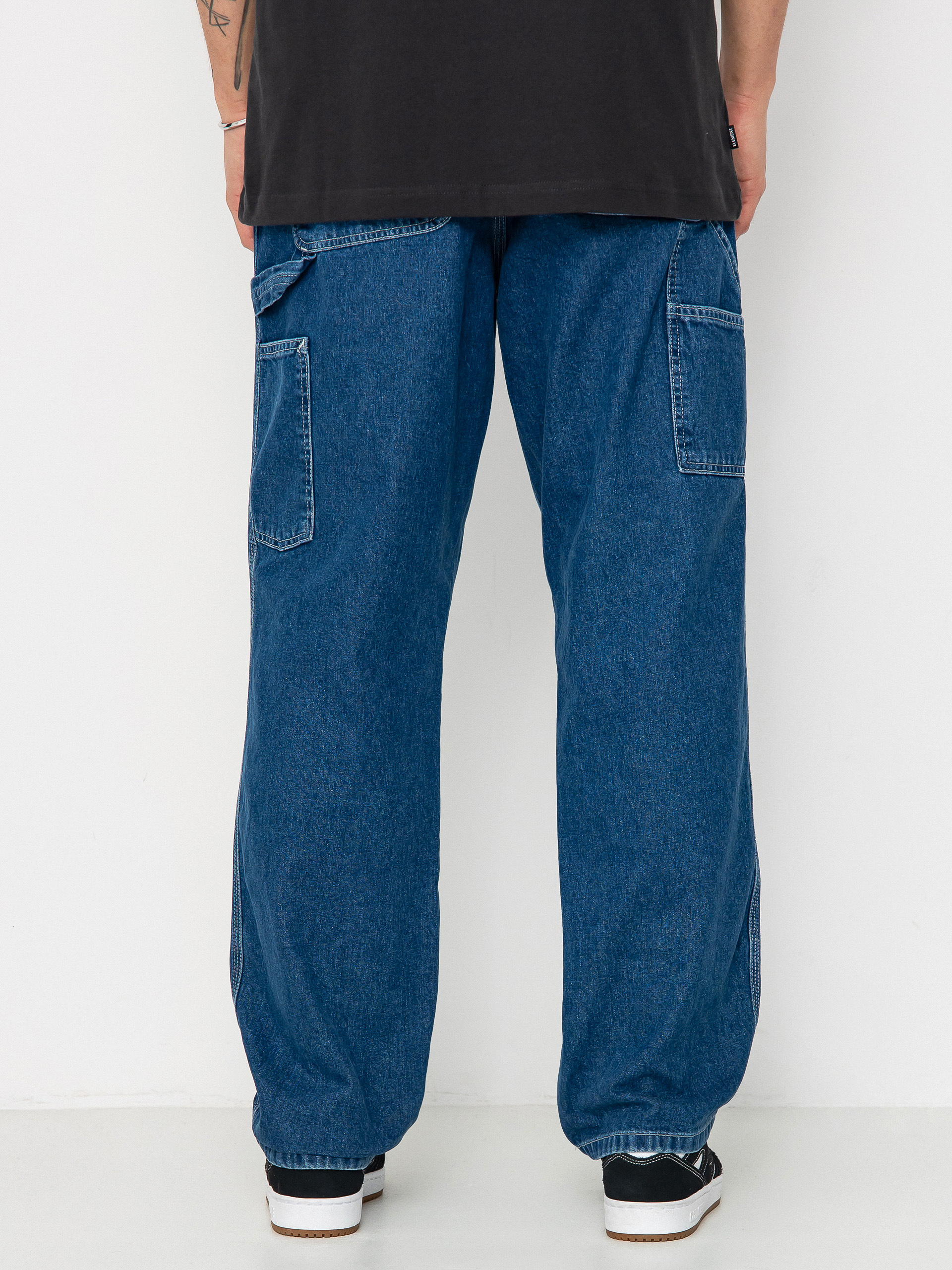 Nohavice Carhartt WIP Single Knee (blue)