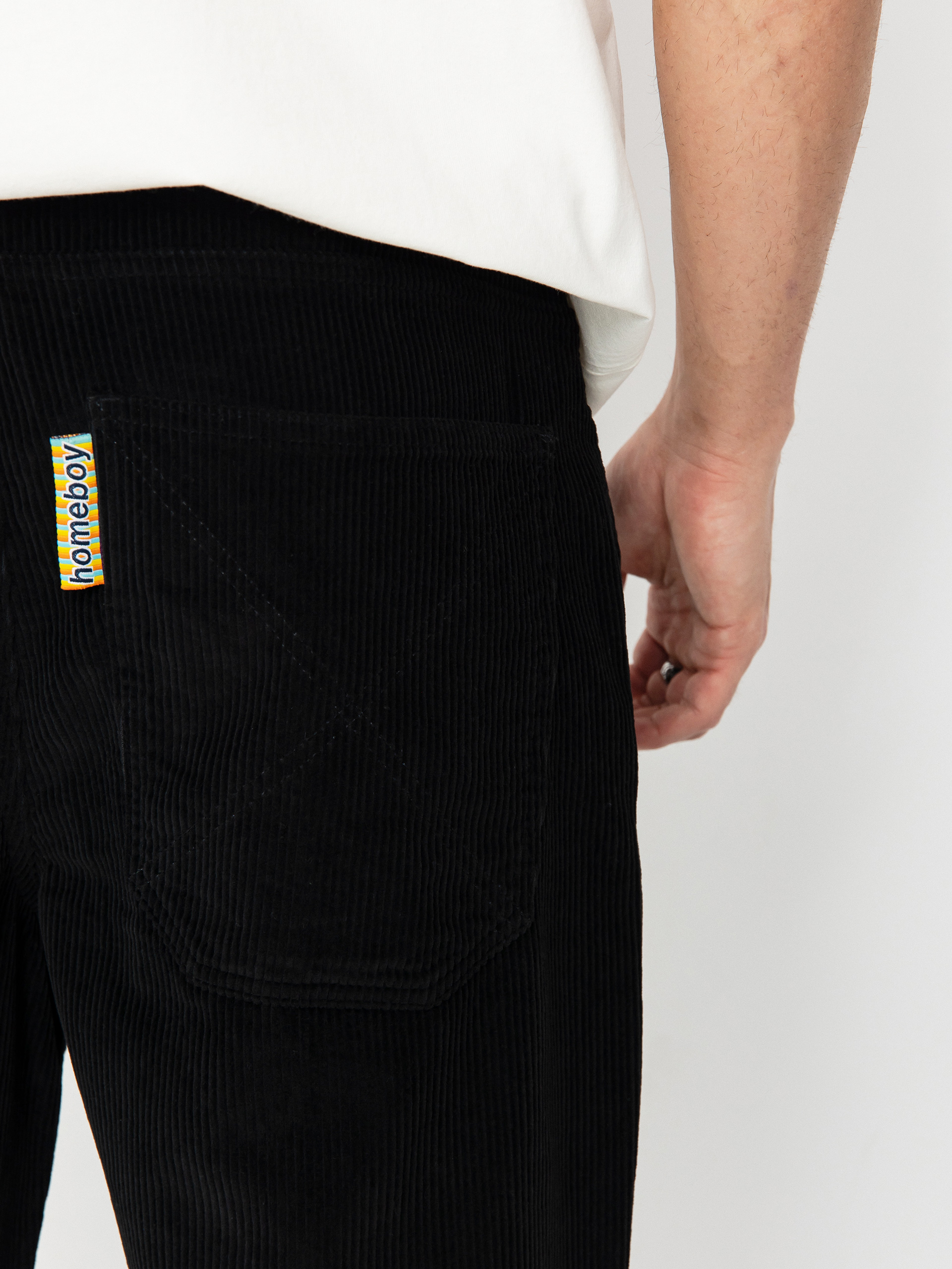 Nohavice Homeboy X Tra Baggy Cord Pants (black)