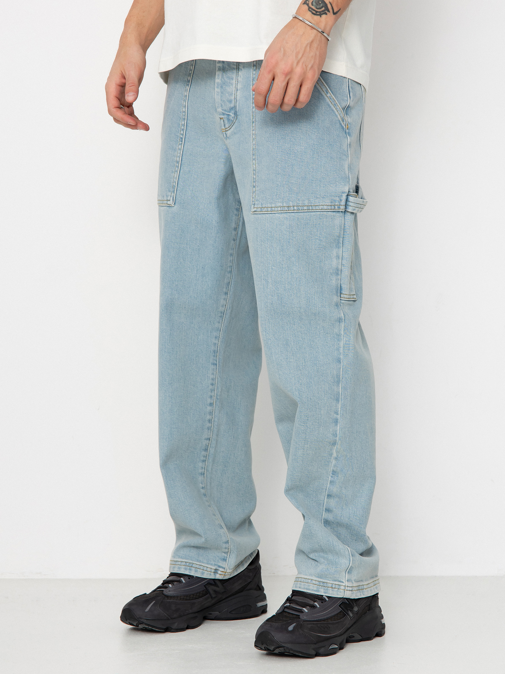 Nohavice Homeboy X Tra Work Pants Denim (moon)