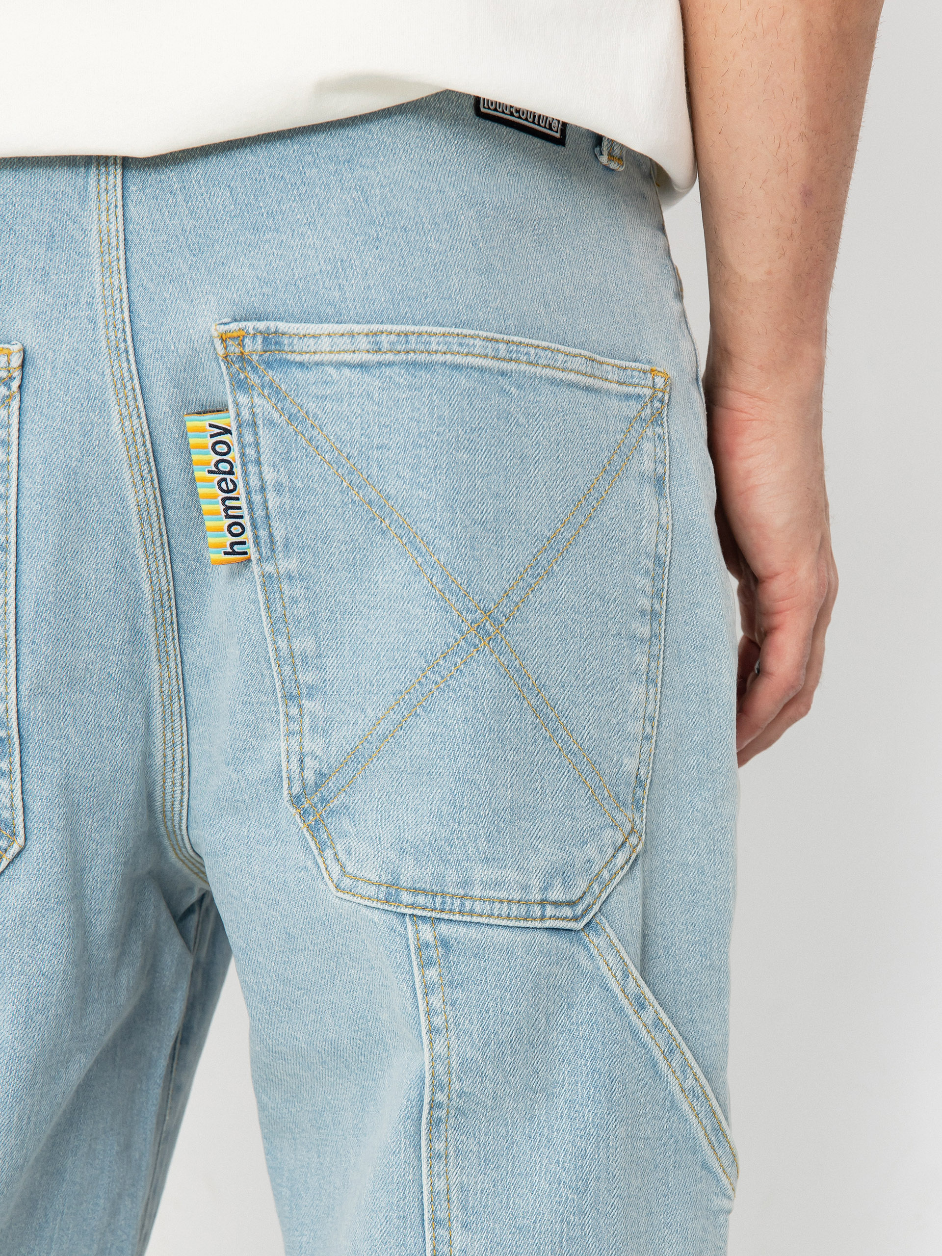 Nohavice Homeboy X Tra Work Pants Denim (moon)