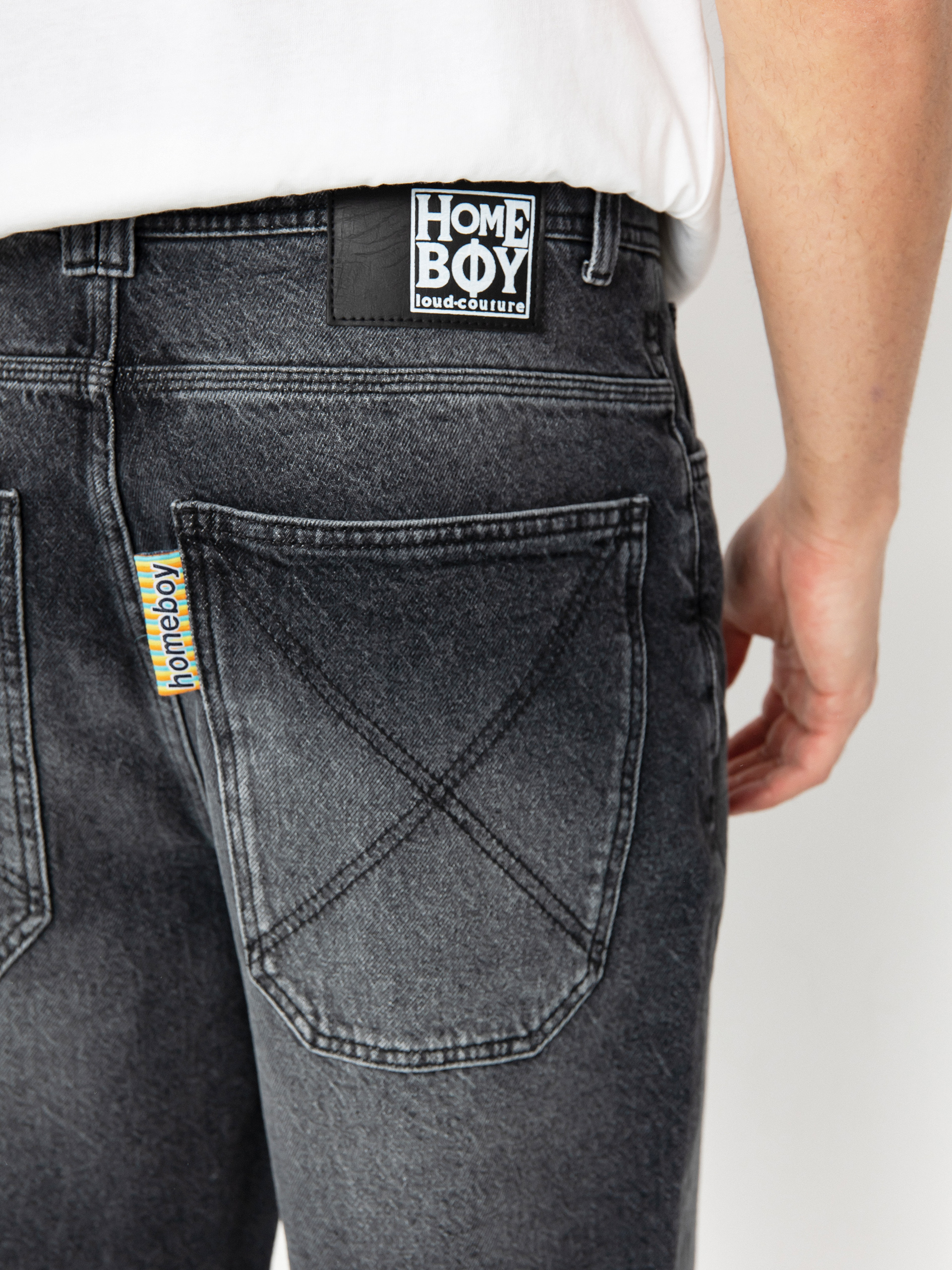 Nohavice Homeboy X Tra Baggy Vintage Denim (vintage black)