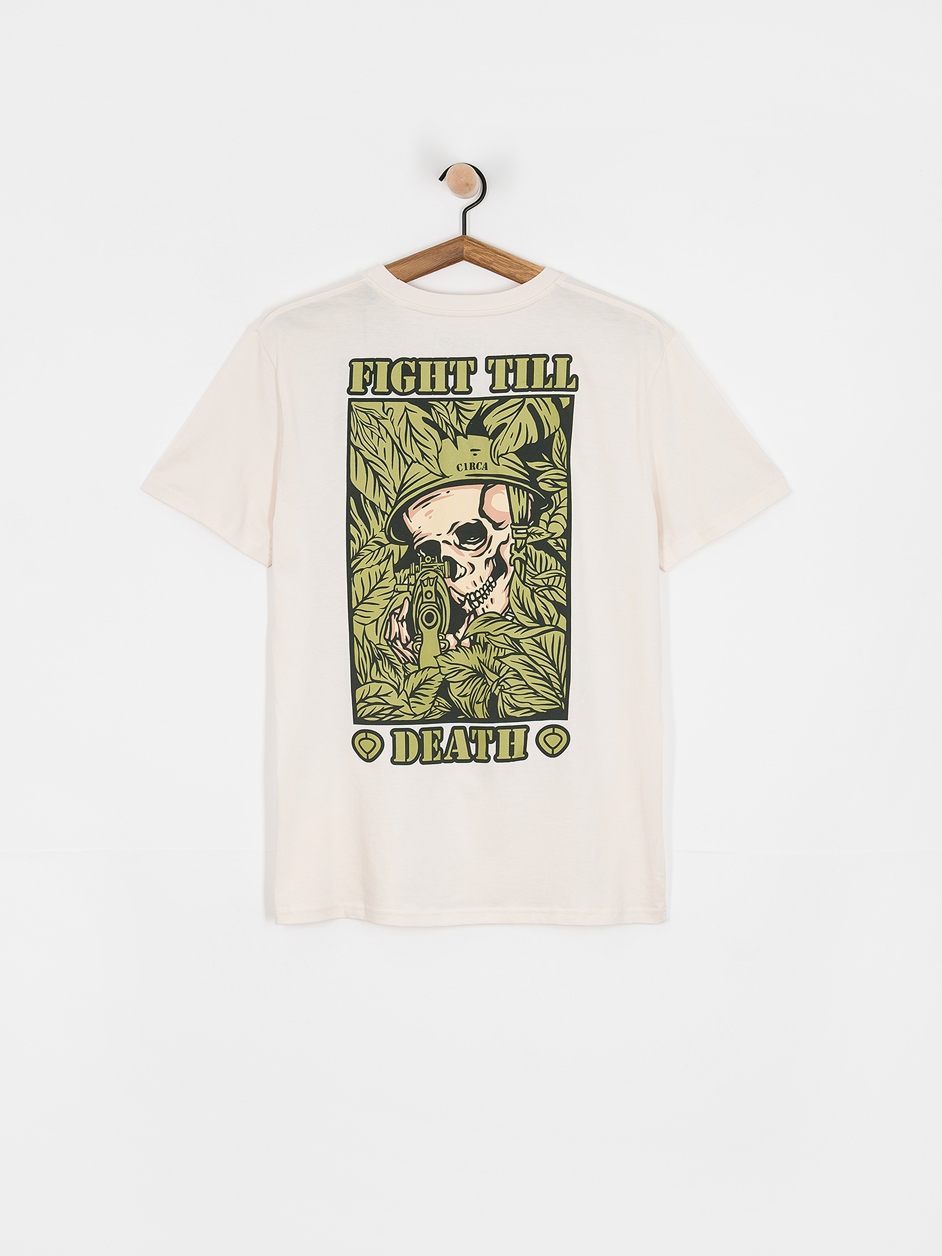 Tričko Circa Till Death (vintage white)