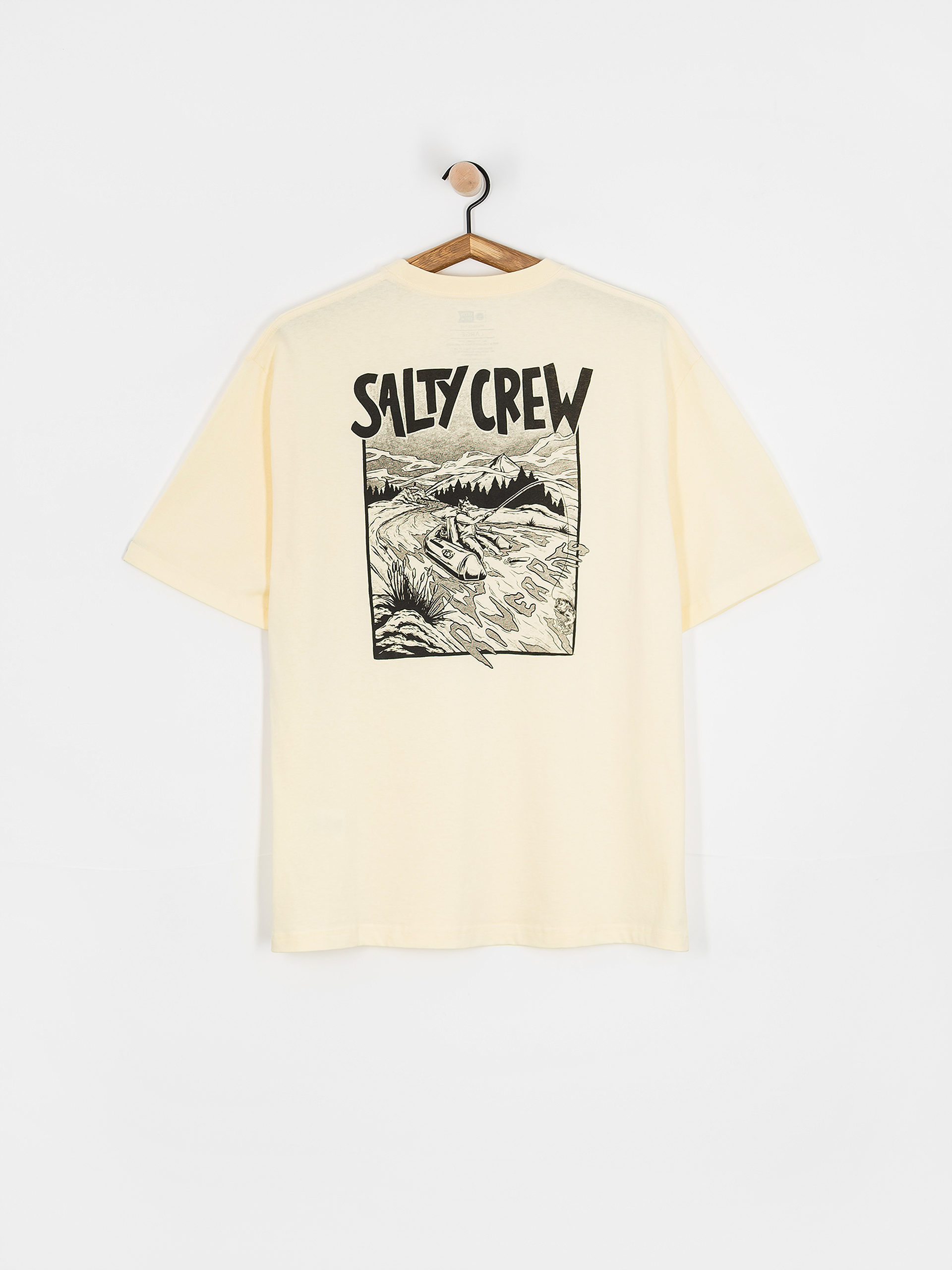 Tričko Salty Crew River Rats (transparent yellow)