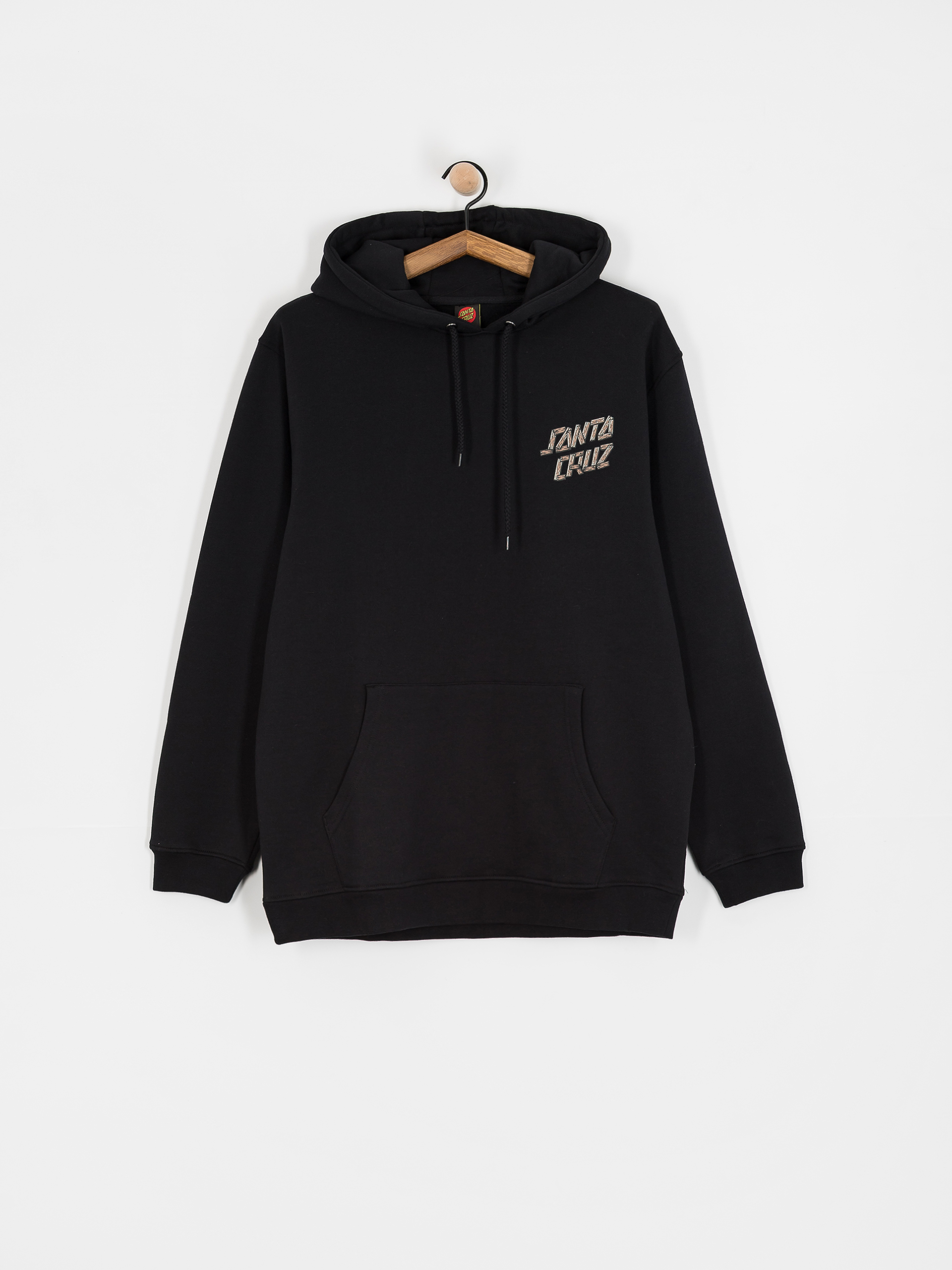 Mikina s kapucu0148ou Santa Cruz Screaming Grizzly HD (black)