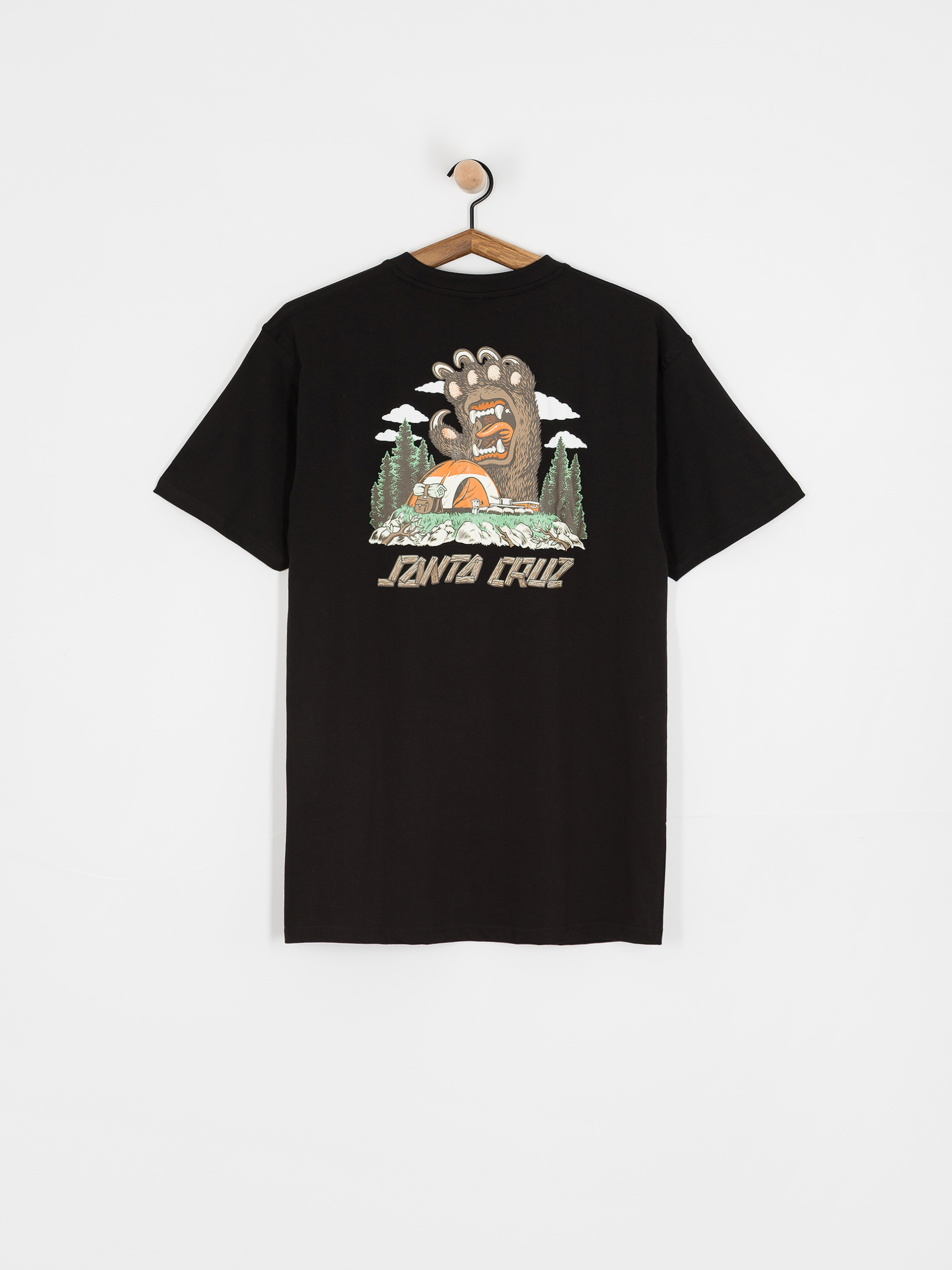 Tričko Santa Cruz Screaming Grizzly (black)
