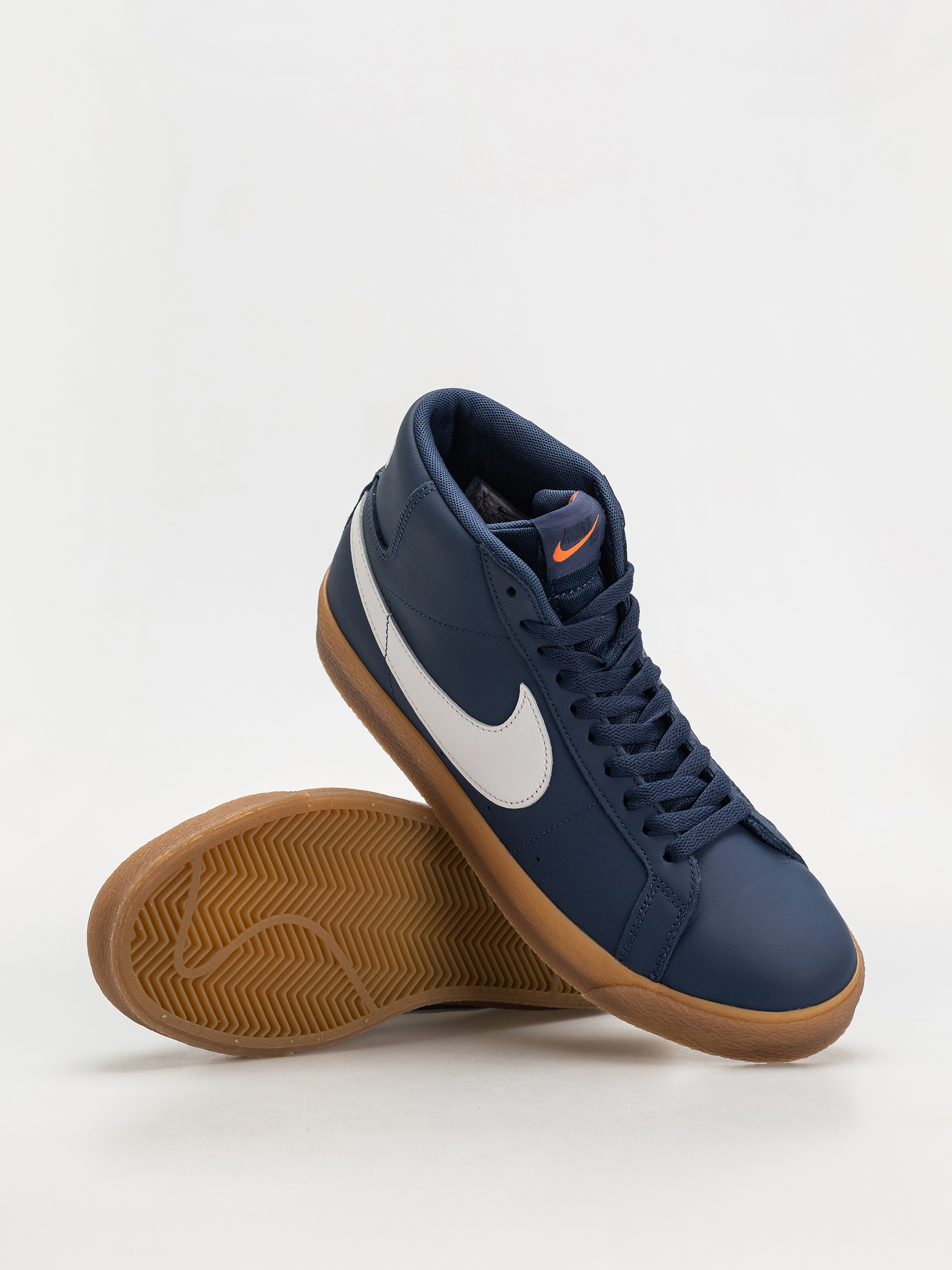 Topánky Nike SB Zoom Blazer Mid Iso (navy/white navy gum light brown)