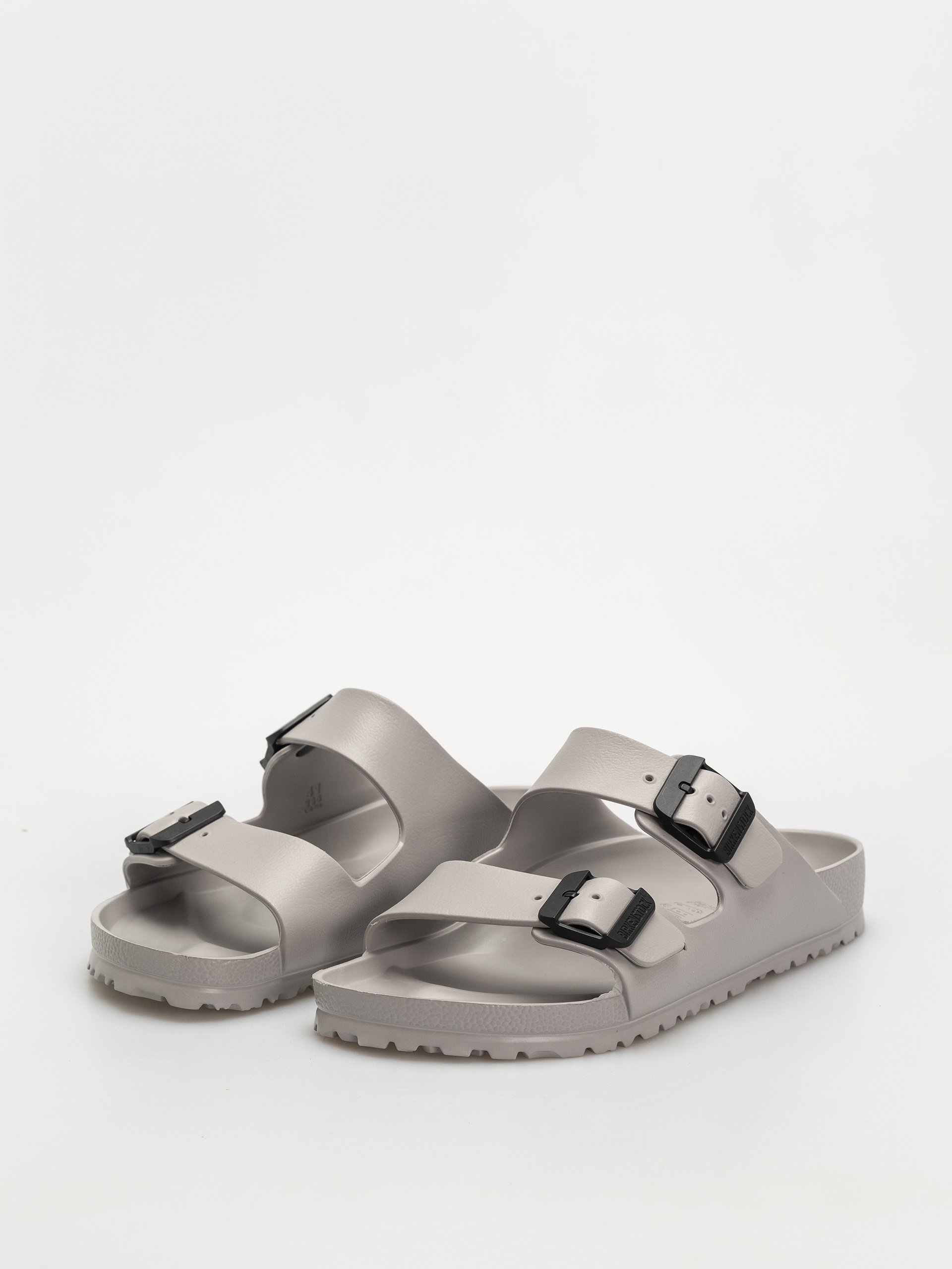 Šľapky Birkenstock Arizona Stealth Buckle EVA Regular (stone coin/black)