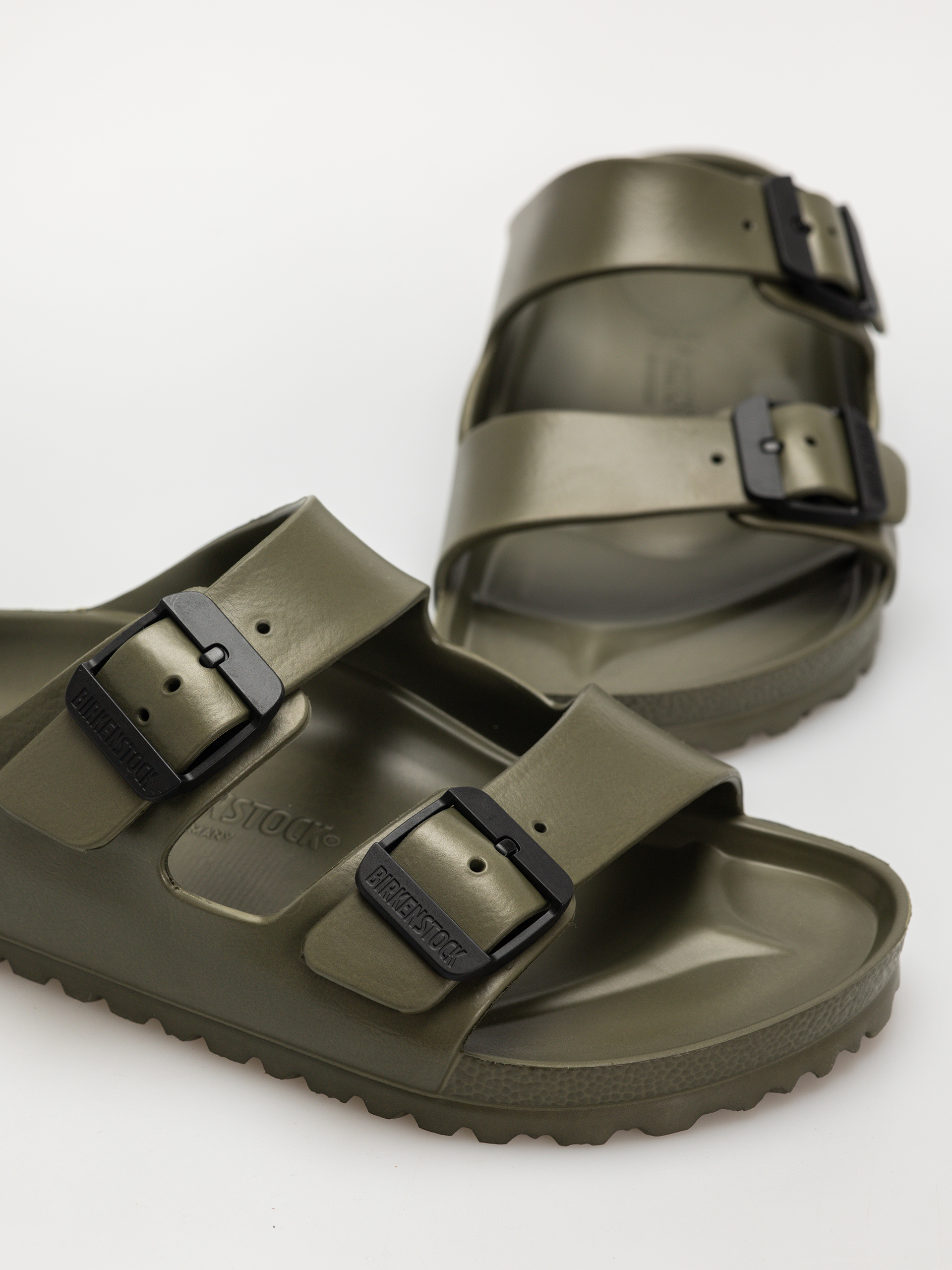 Šľapky Birkenstock Arizona Stealth Buckle EVA Regular (khaki/black)