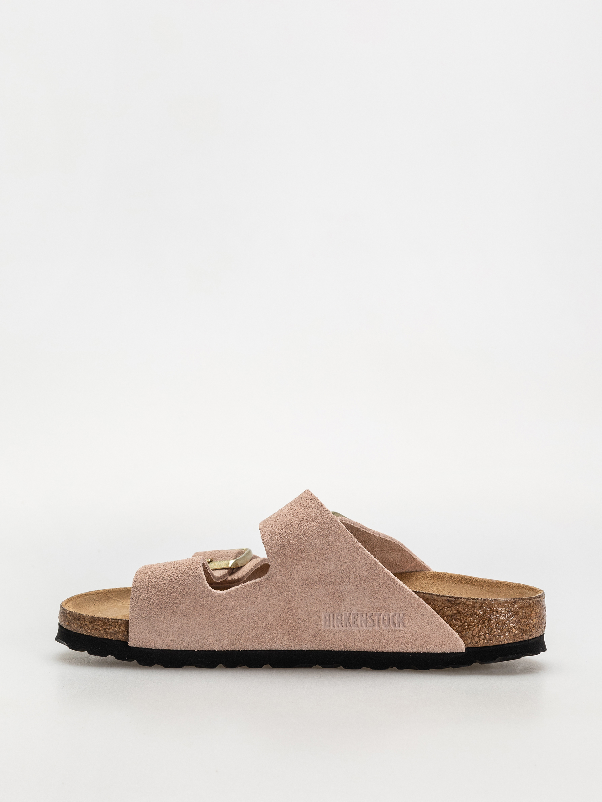 Šľapky Birkenstock Arizona Suede Leather Narrow Wmn (light rose)