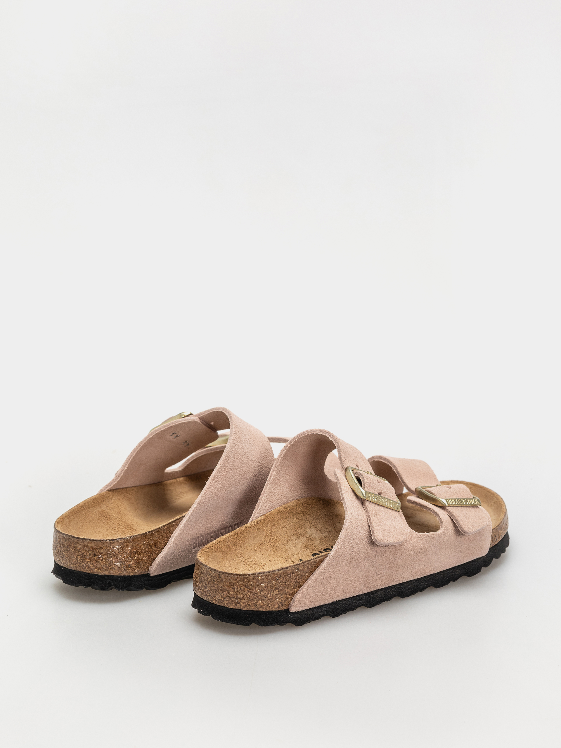 Šľapky Birkenstock Arizona Suede Leather Narrow Wmn (light rose)