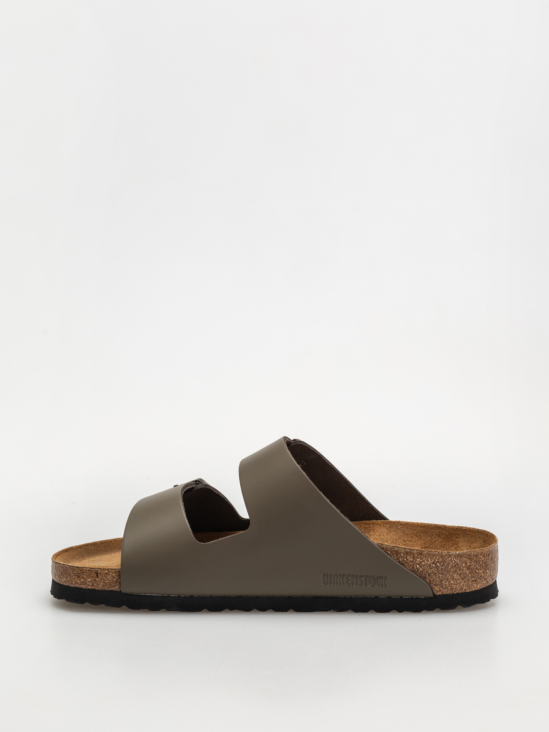 Šľapky Birkenstock Arizona Natural Leather Regular (concrete gray)