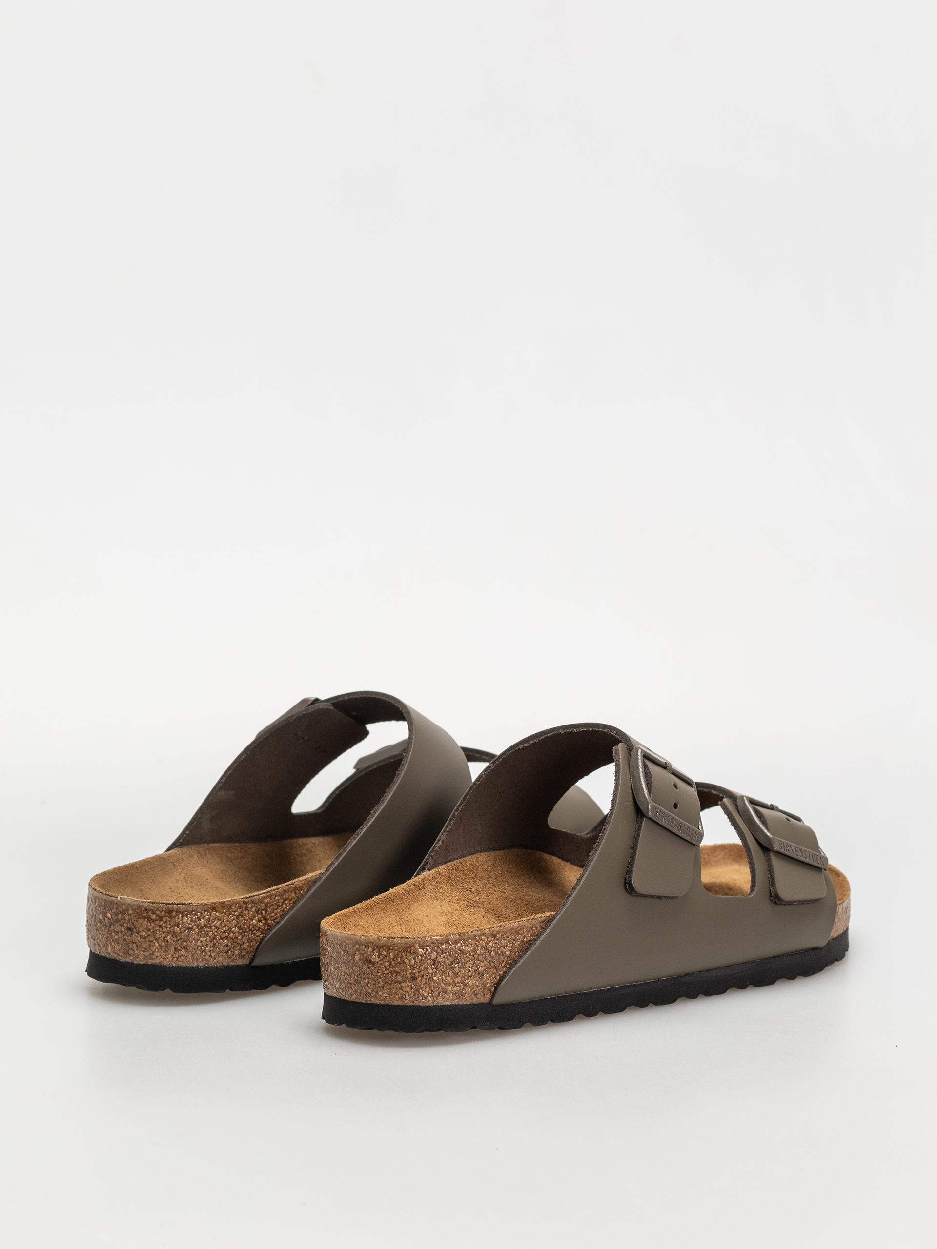 Šľapky Birkenstock Arizona Natural Leather Regular (concrete gray)