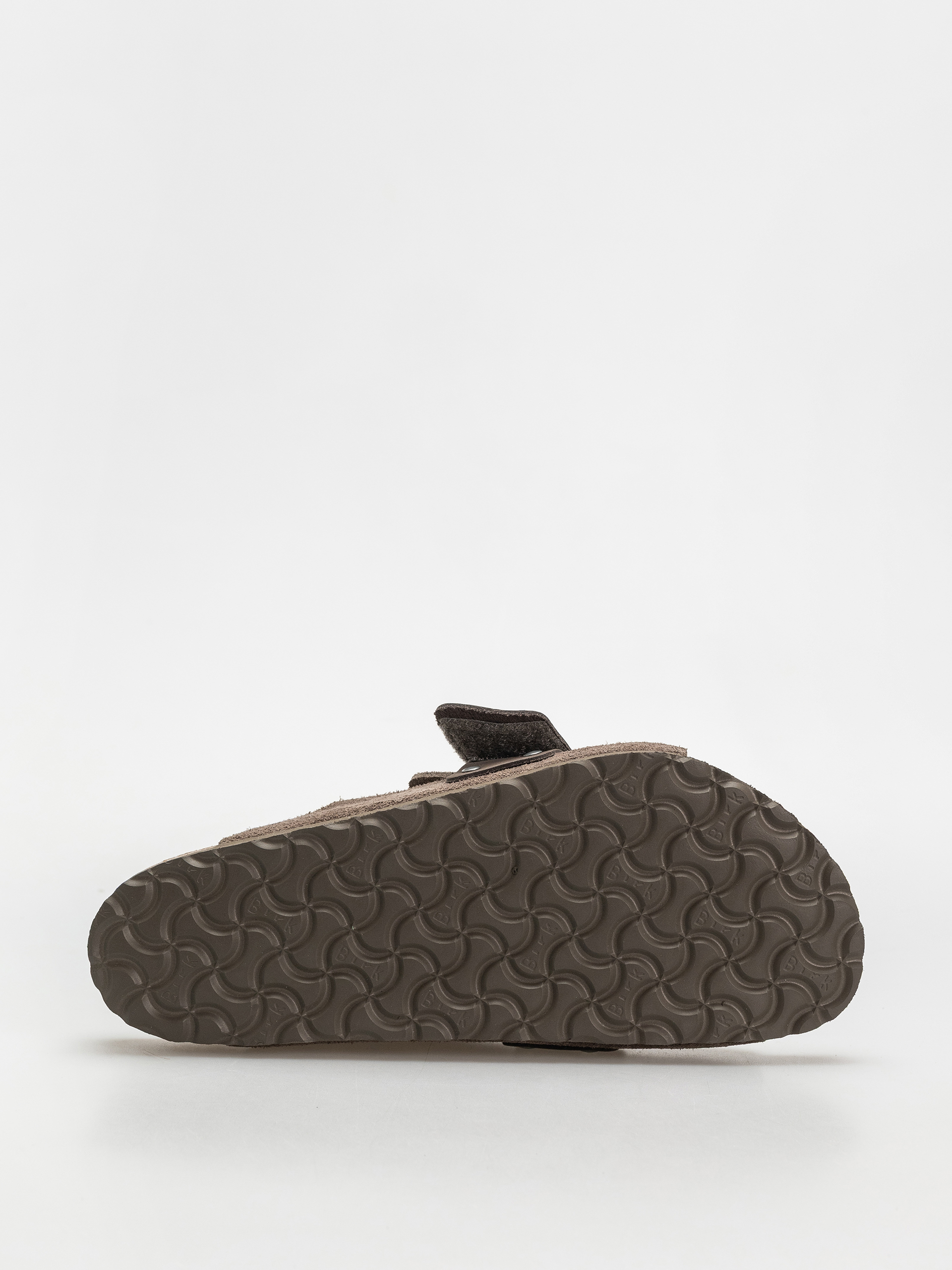 Šľapky Birkenstock Kyoto Nubuck Suede Leather Regular (concrete gray)