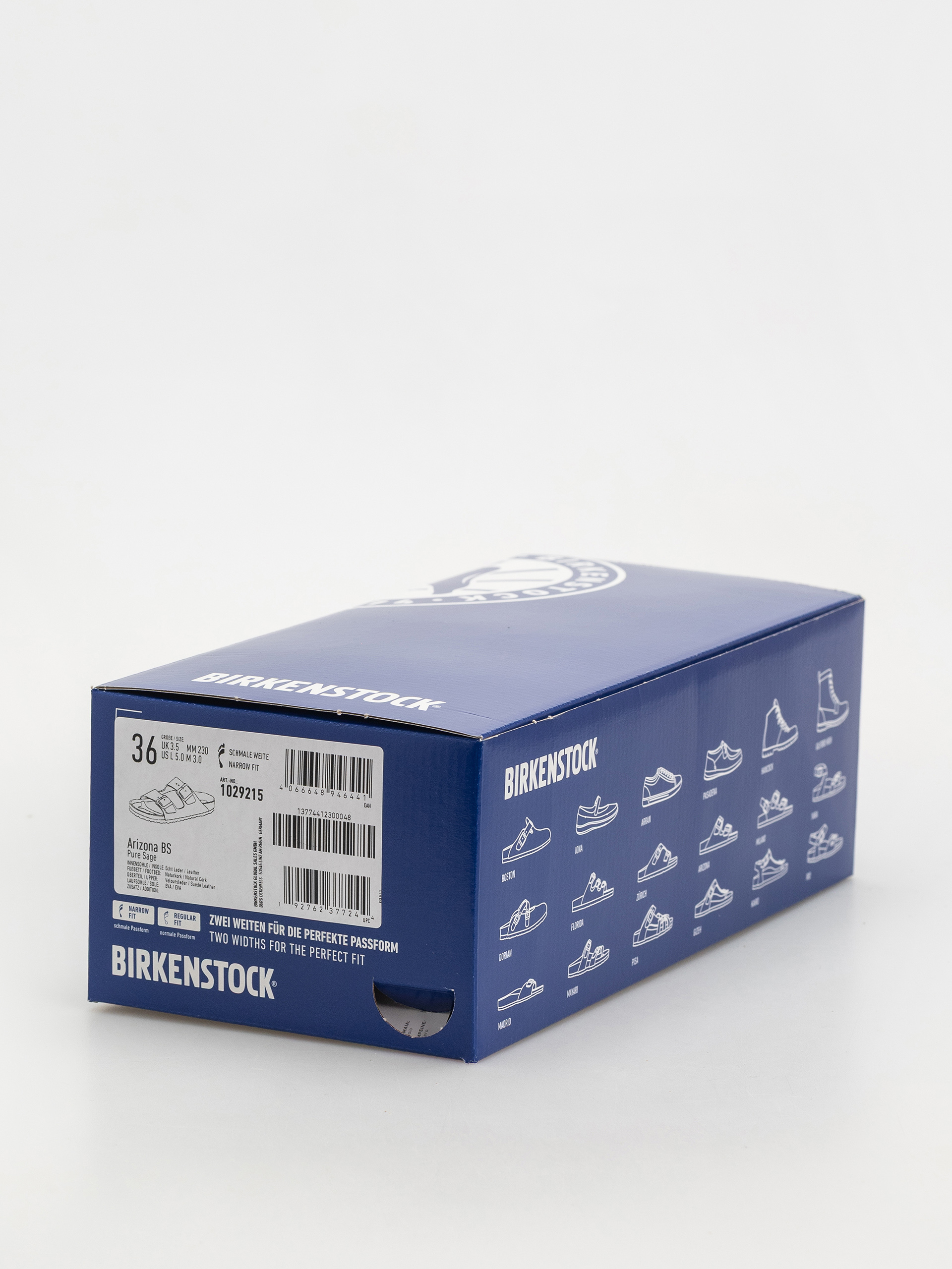 Šľapky Birkenstock Arizona Suede Leather Narrow Wmn (pure sage)