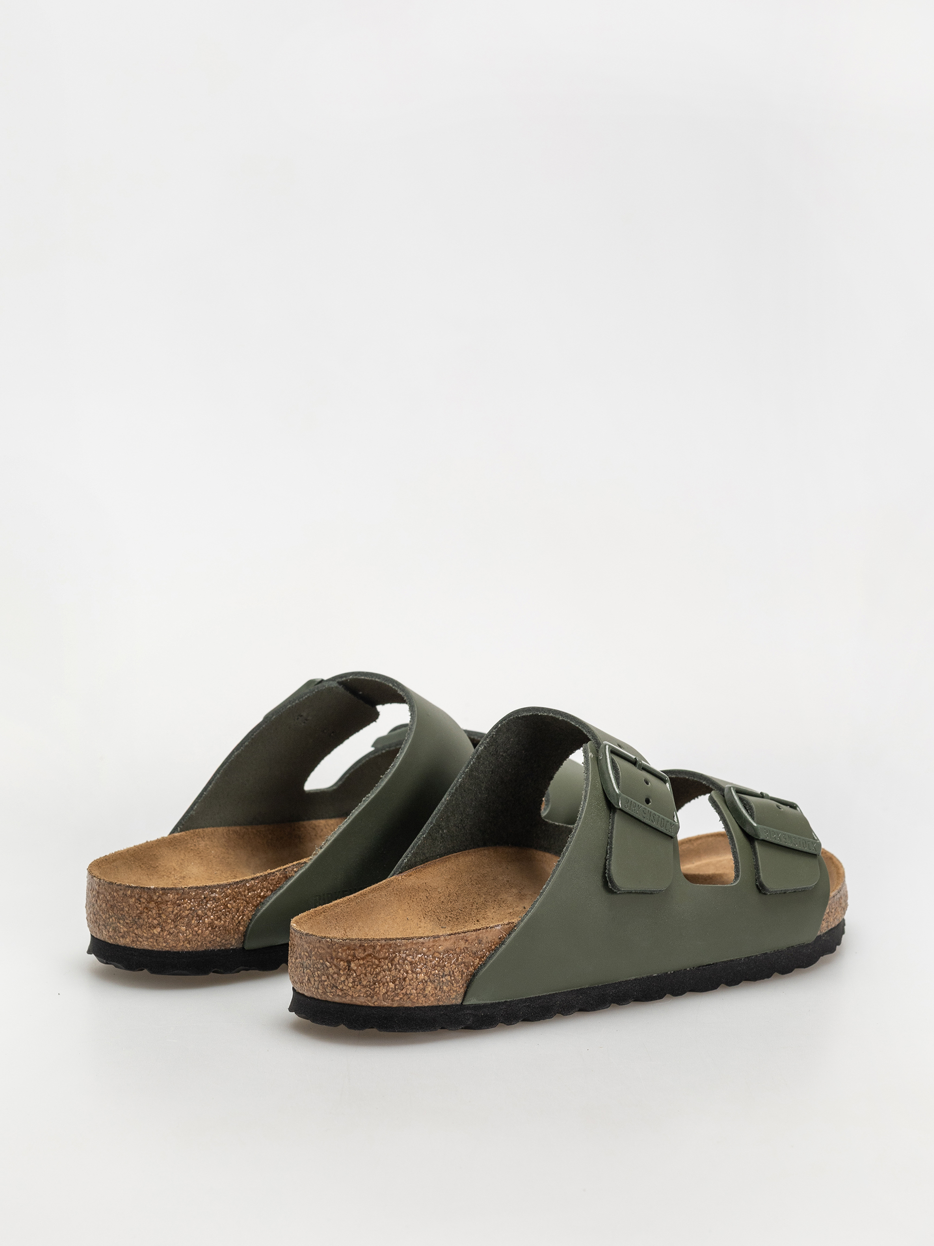 Šľapky Birkenstock Arizona Natural Leather Regular (thyme)