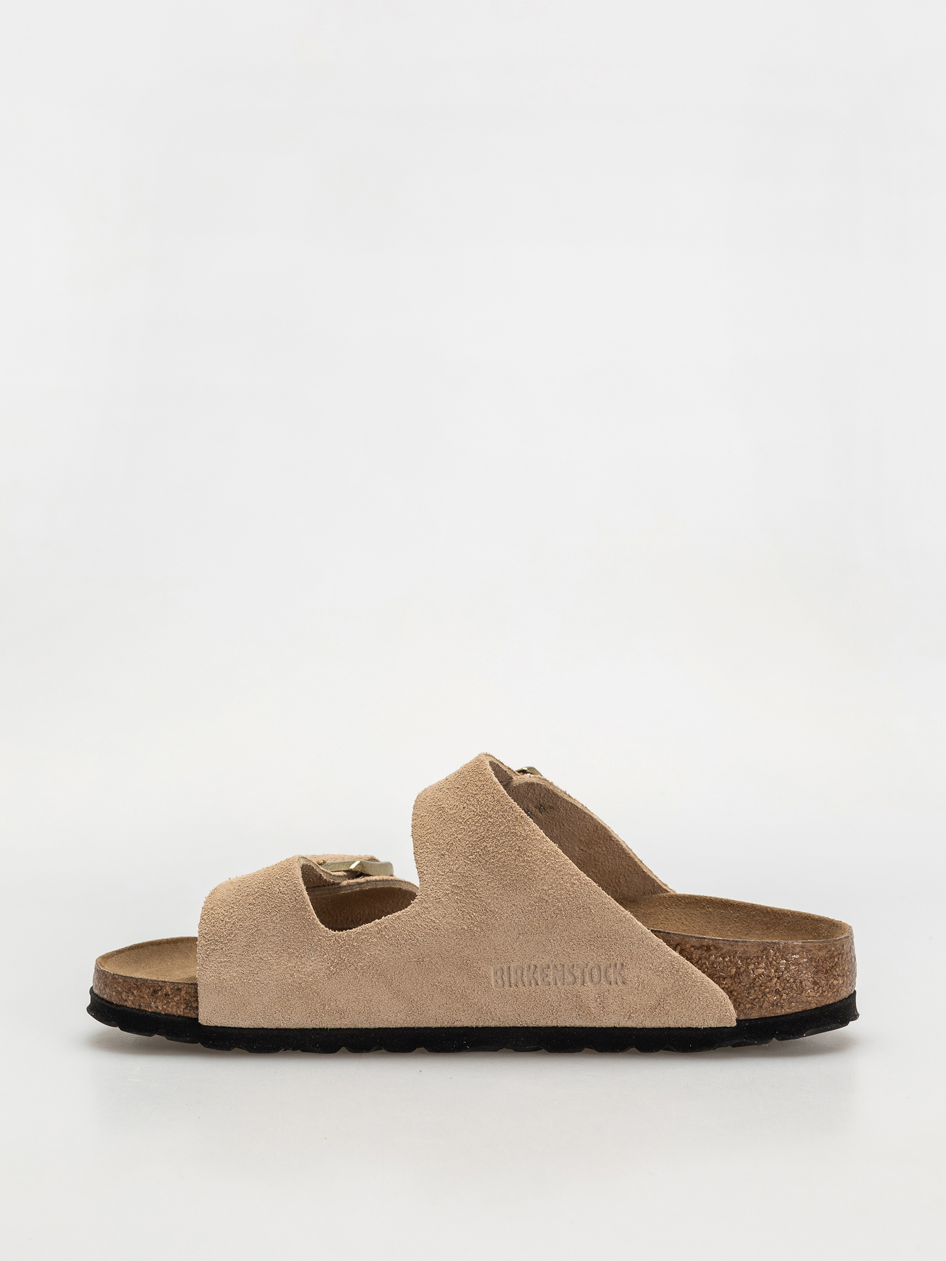 Šľapky Birkenstock Arizona Suede Leather Narrow Wmn (sandcastle)