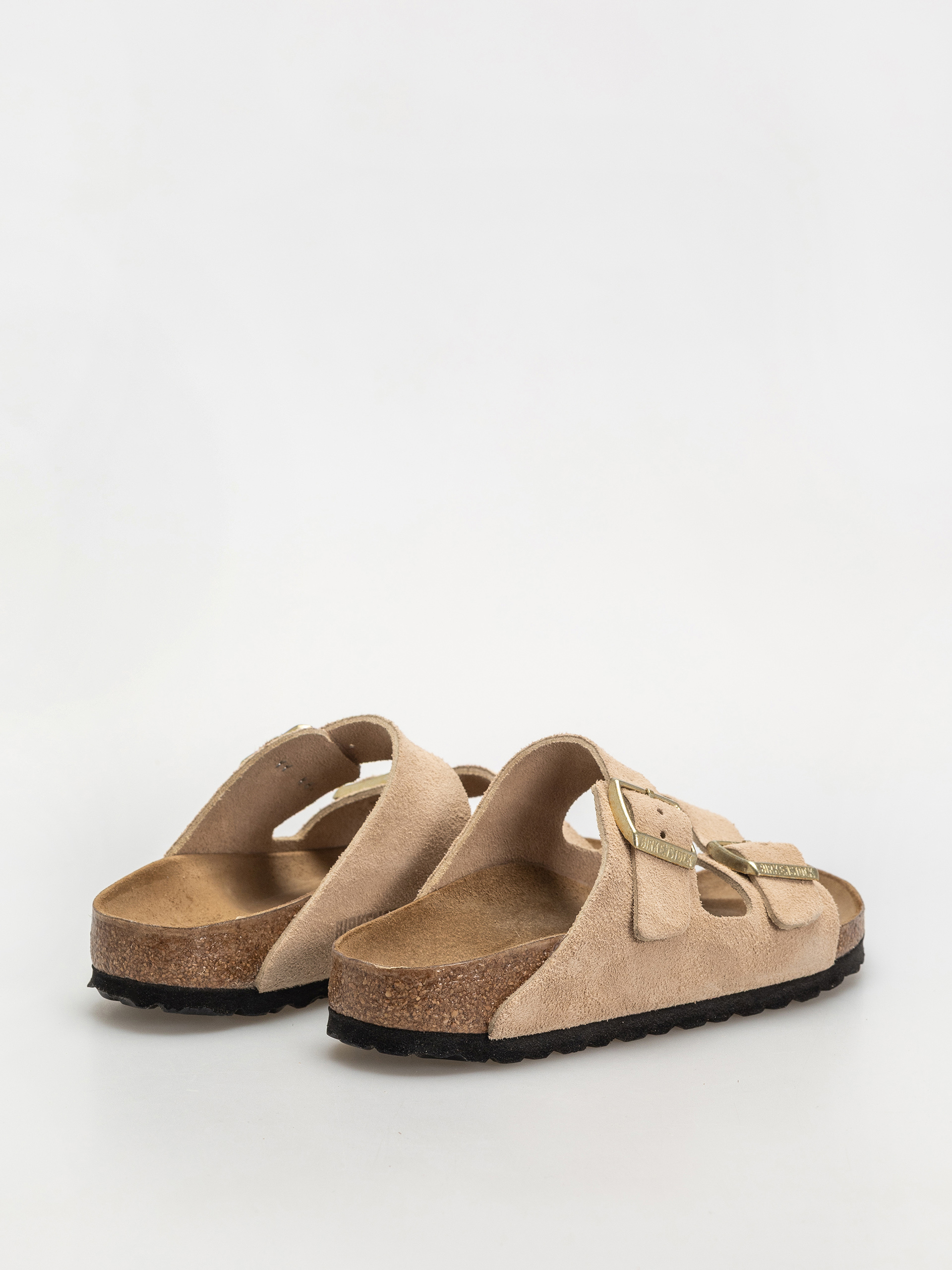Šľapky Birkenstock Arizona Suede Leather Narrow Wmn (sandcastle)