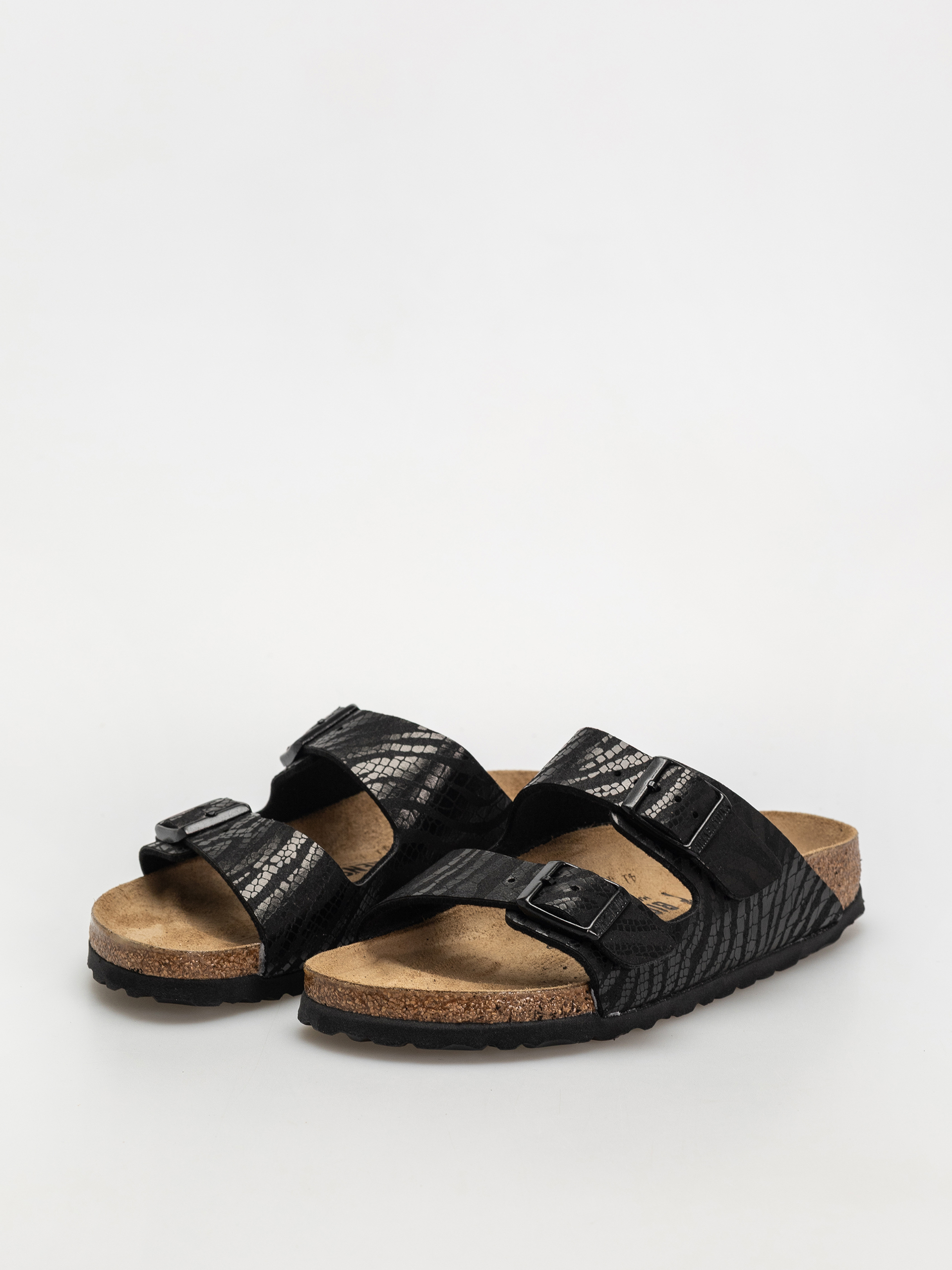 Šľapky Birkenstock Arizona Animal Print Narrow Wmn (zebra black)