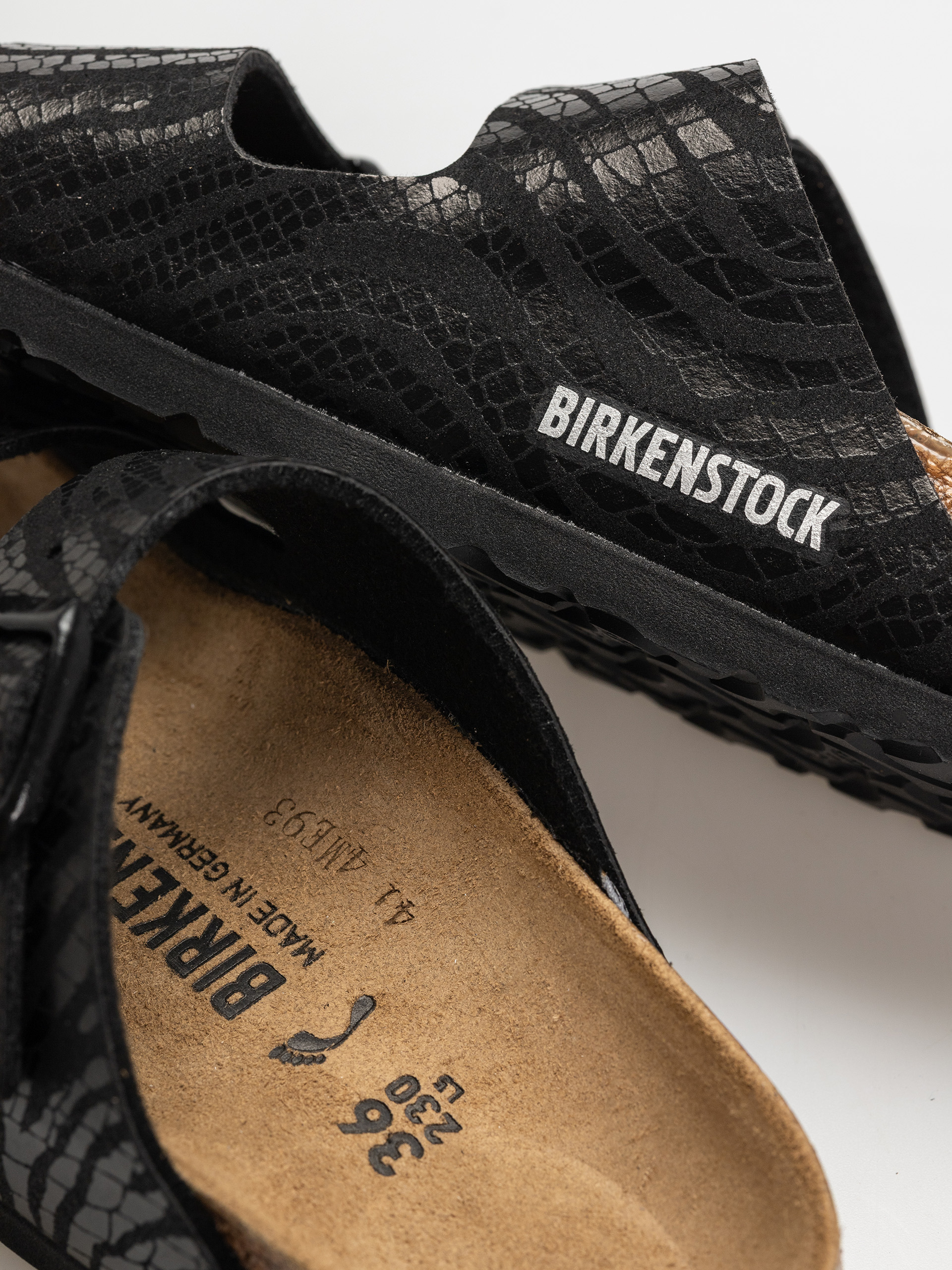 Šľapky Birkenstock Arizona Animal Print Narrow Wmn (zebra black)