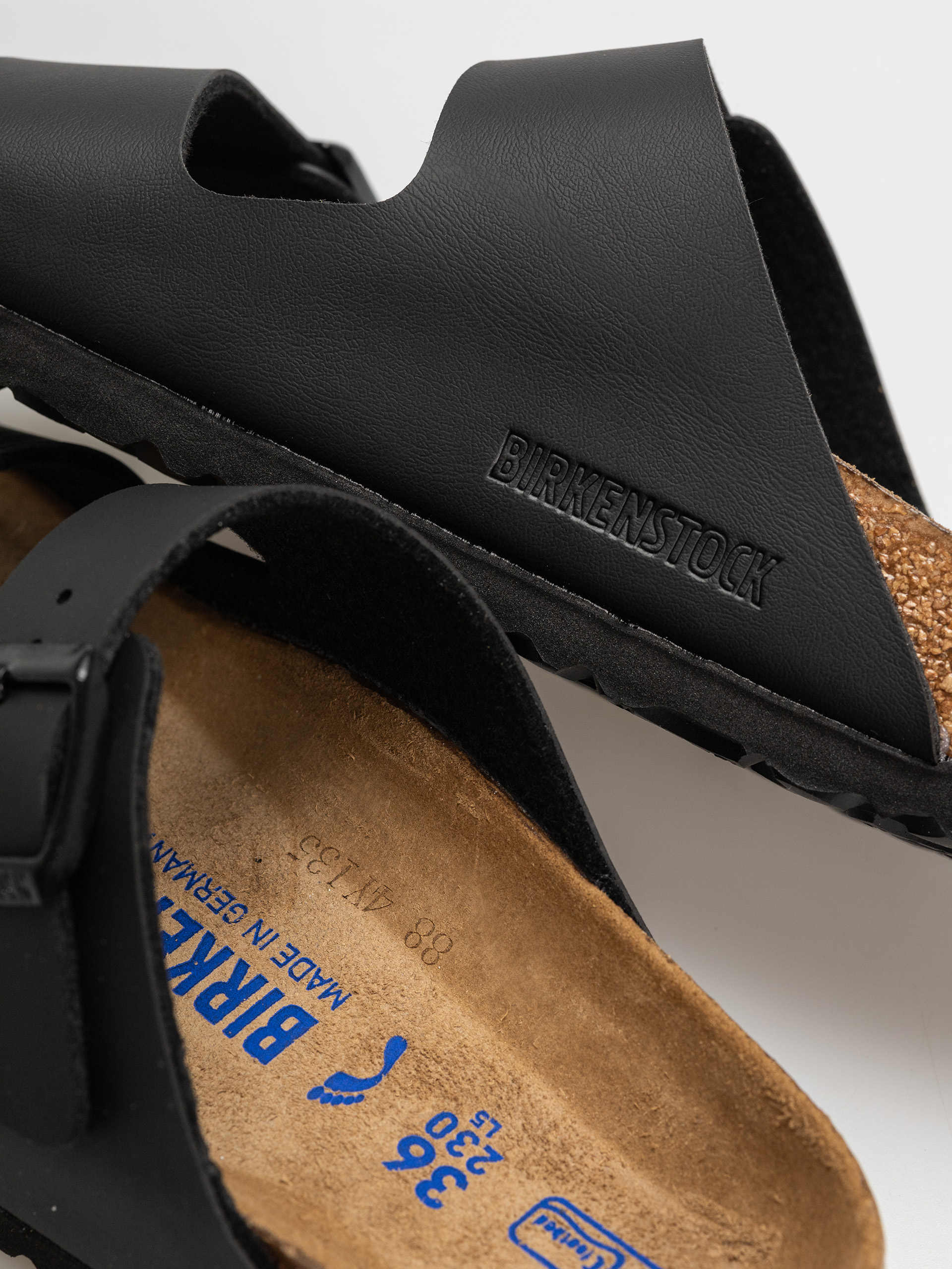 Šľapky Birkenstock Arizona Sfb Briko Flor Narrow Wmn (black)