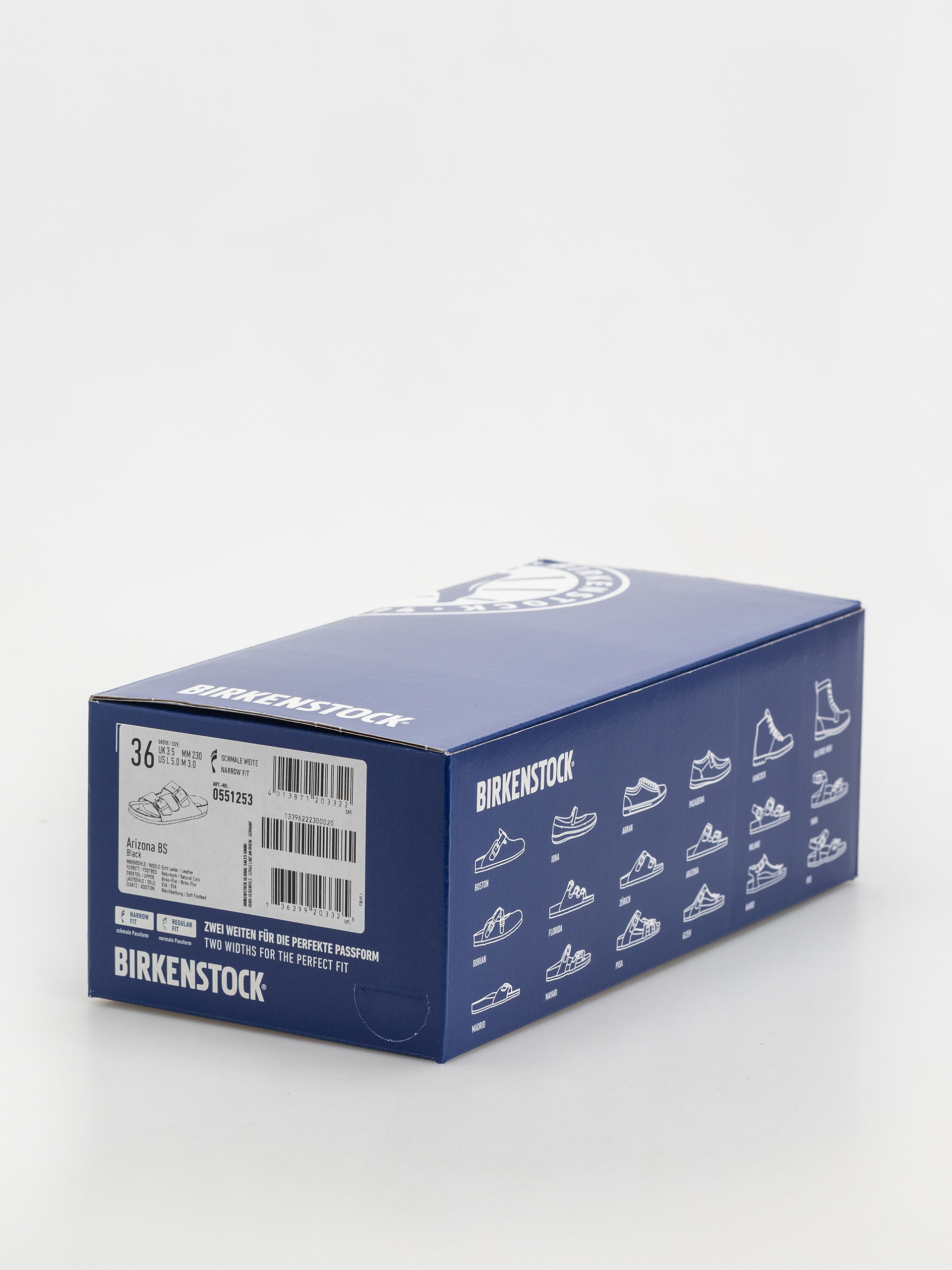 Šľapky Birkenstock Arizona Sfb Briko Flor Narrow Wmn (black)