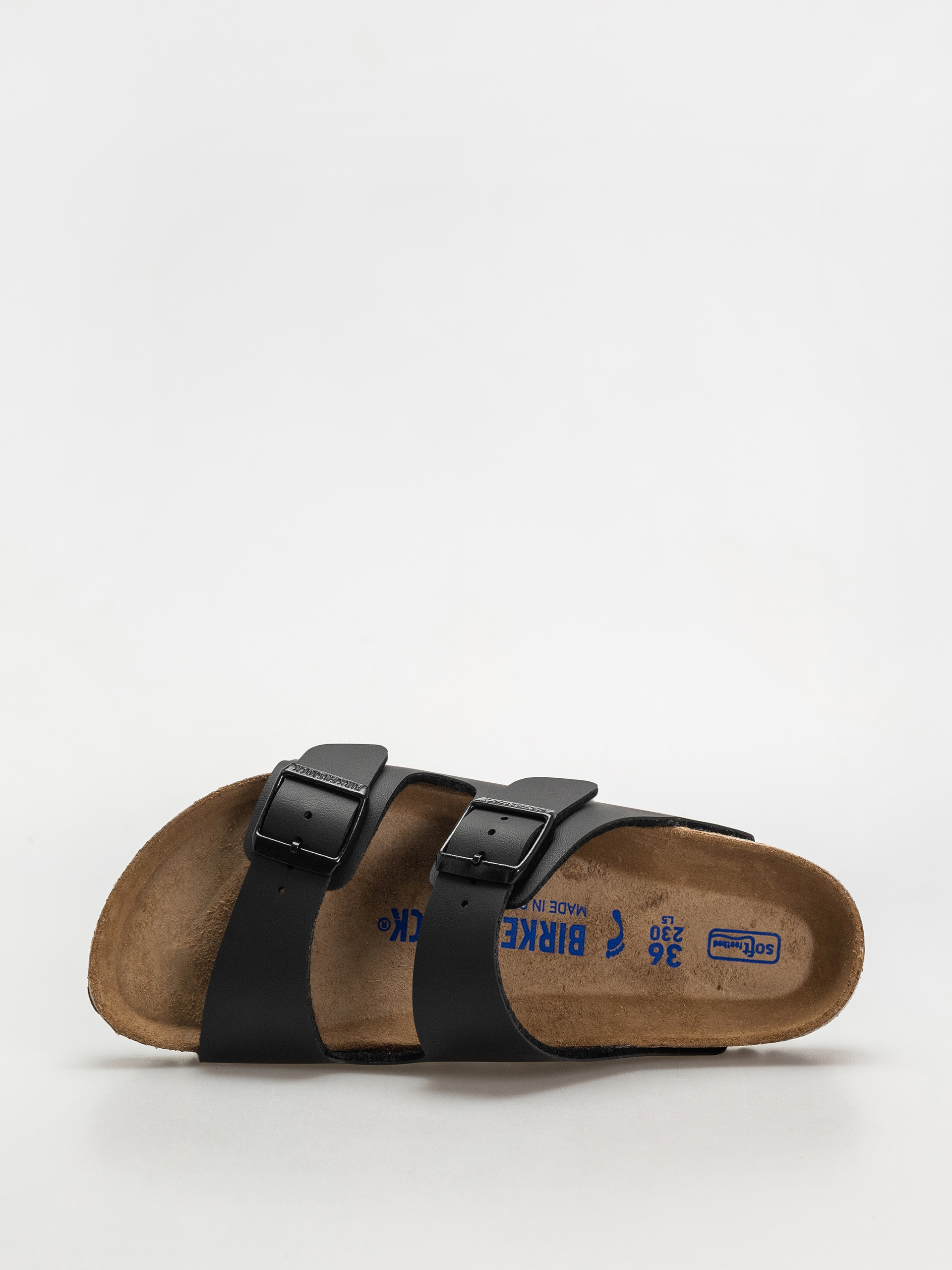 Šľapky Birkenstock Arizona Sfb Briko Flor Narrow Wmn (black)