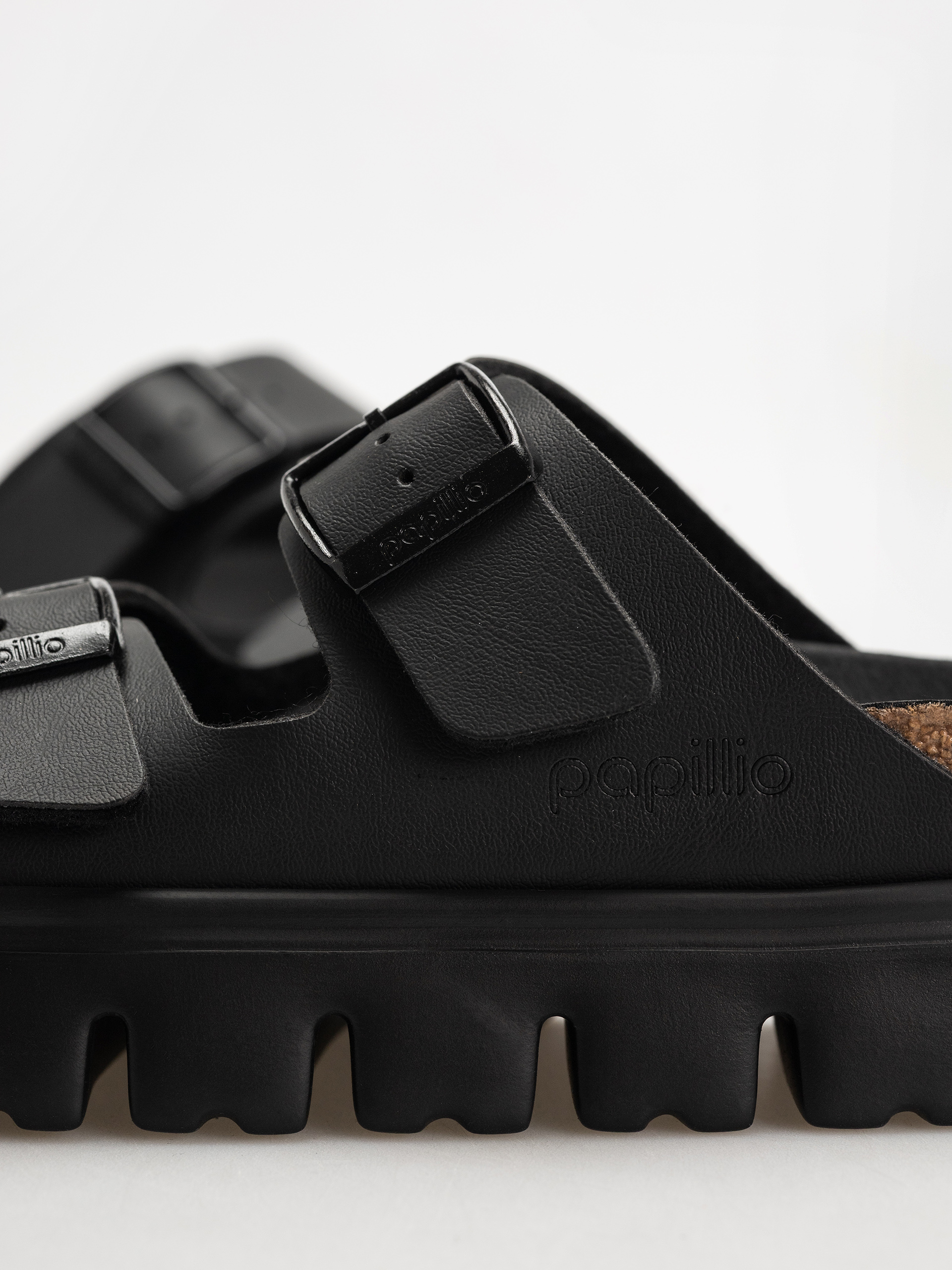 Šľapky Birkenstock Arizona Chunky Briko Flor Narrow Wmn (black/black)