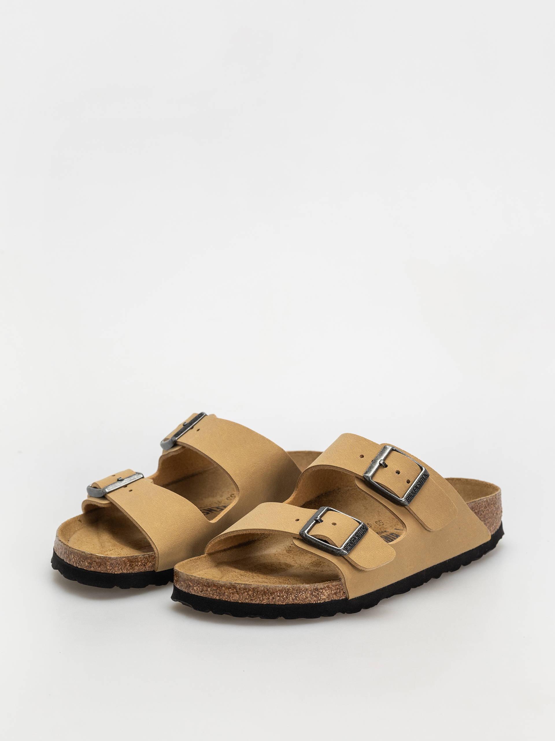 Šľapky Birkenstock Arizona Birkibuc Narrow Wmn (latte cream)