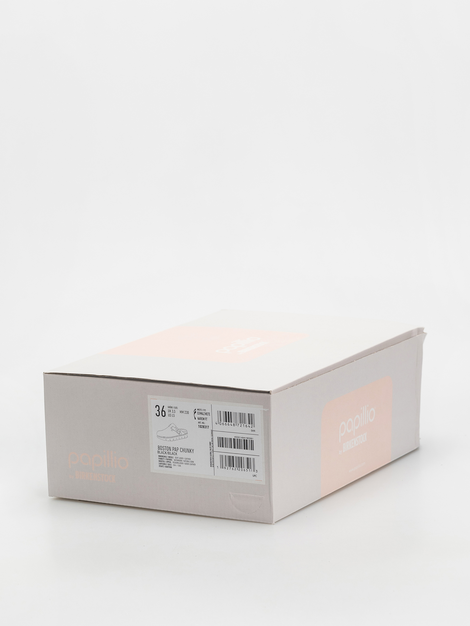 Šľapky Birkenstock Boston Chunky Suede Narrow Wmn (black/black)