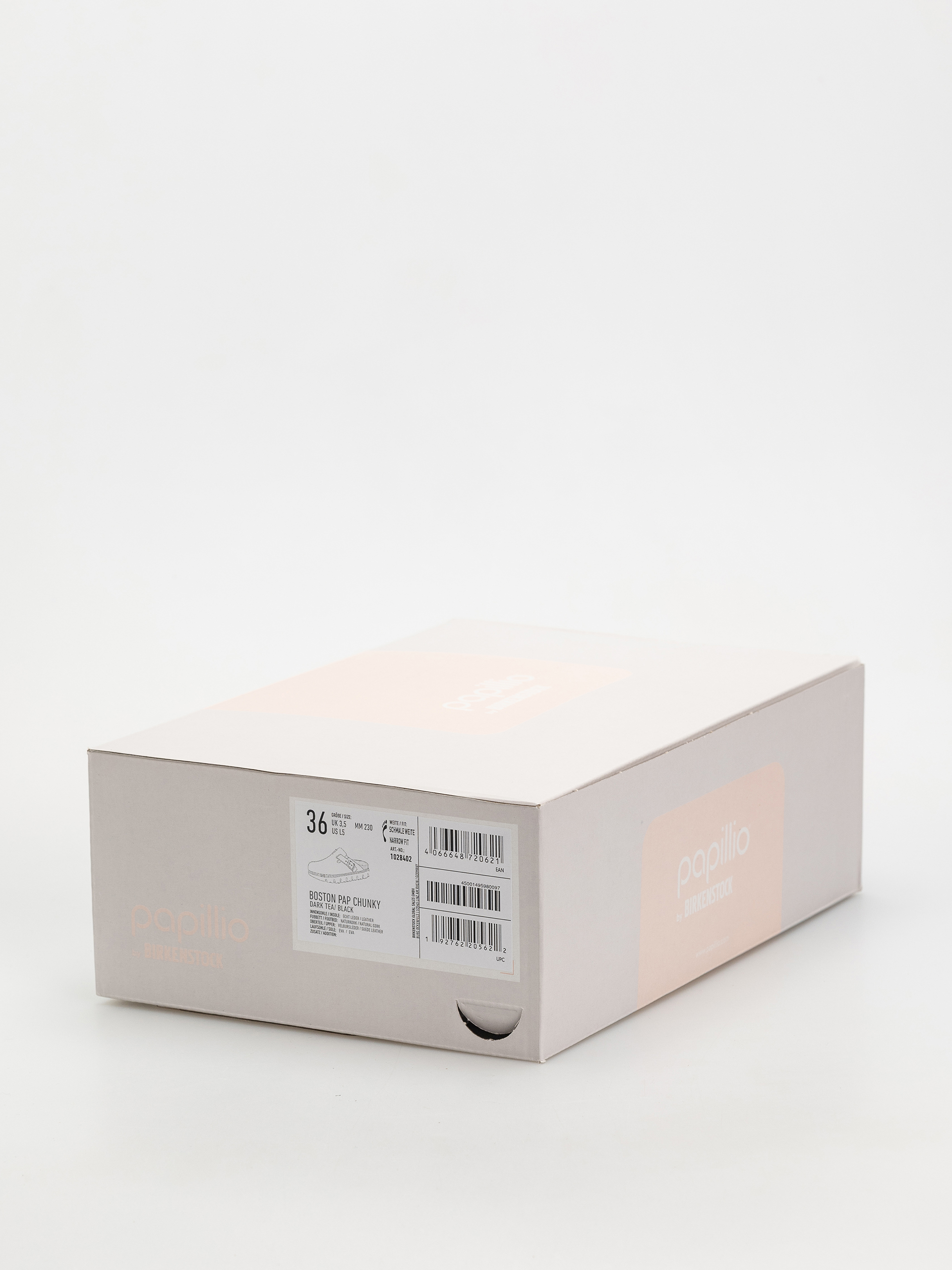 Šľapky Birkenstock Boston Chunky Suede Narrow Wmn (dark tea/black)