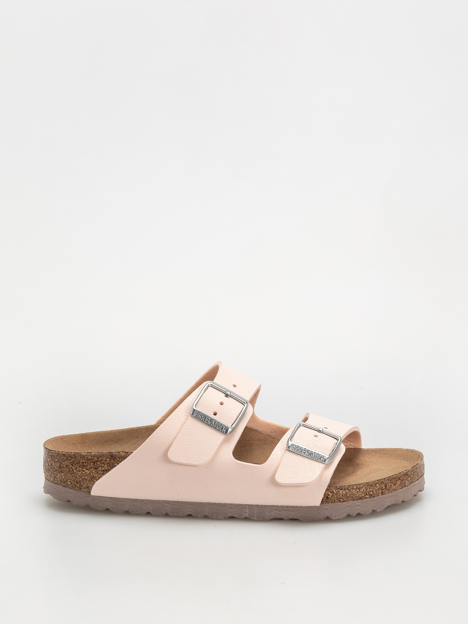 u0160u013eapky Birkenstock Arizona Birko Flor Nubuck Narrow Wmn (light rose)