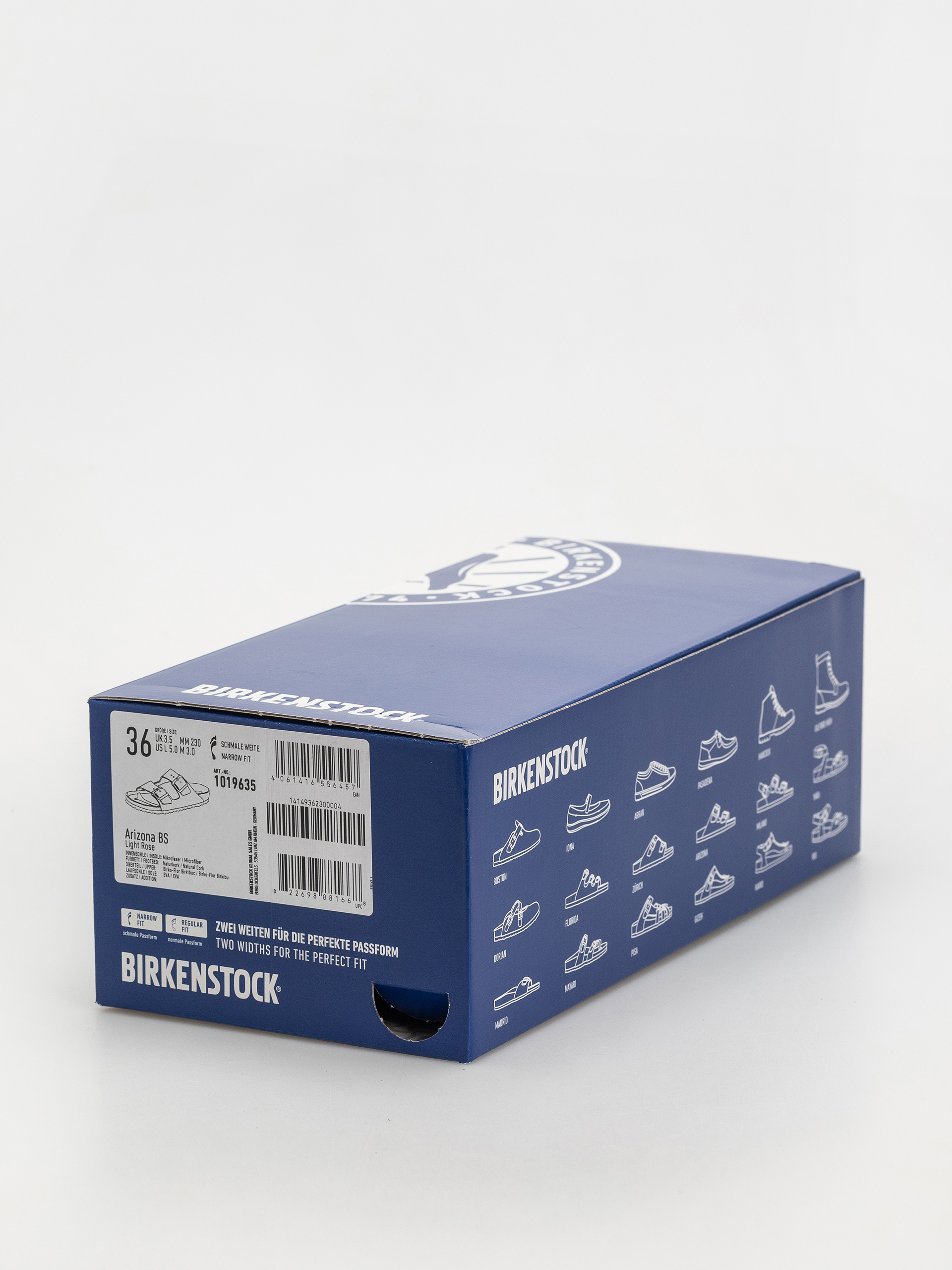 Šľapky Birkenstock Arizona Birko Flor Nubuck Narrow Wmn (light rose)