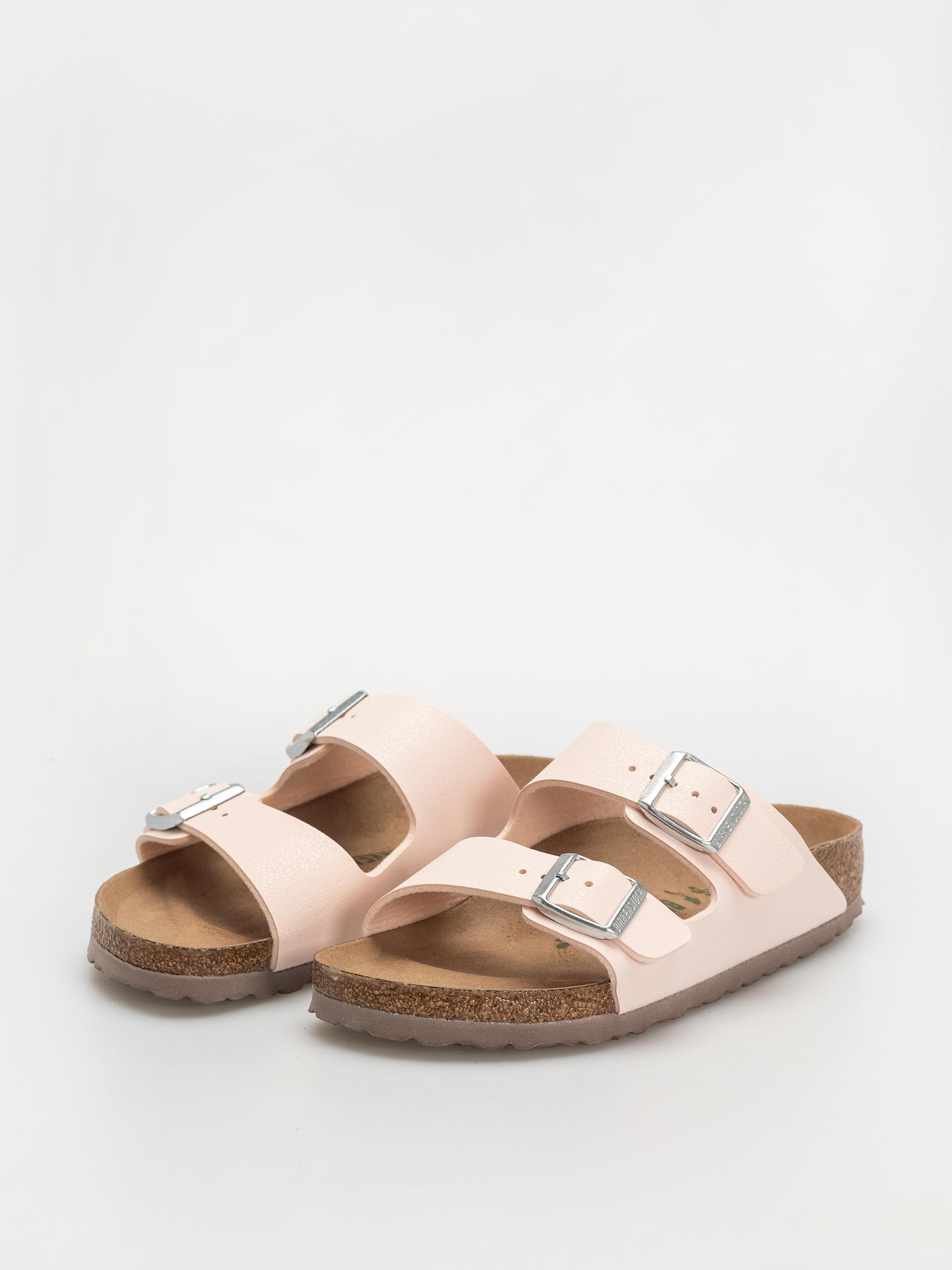 Šľapky Birkenstock Arizona Birko Flor Nubuck Narrow Wmn (light rose)