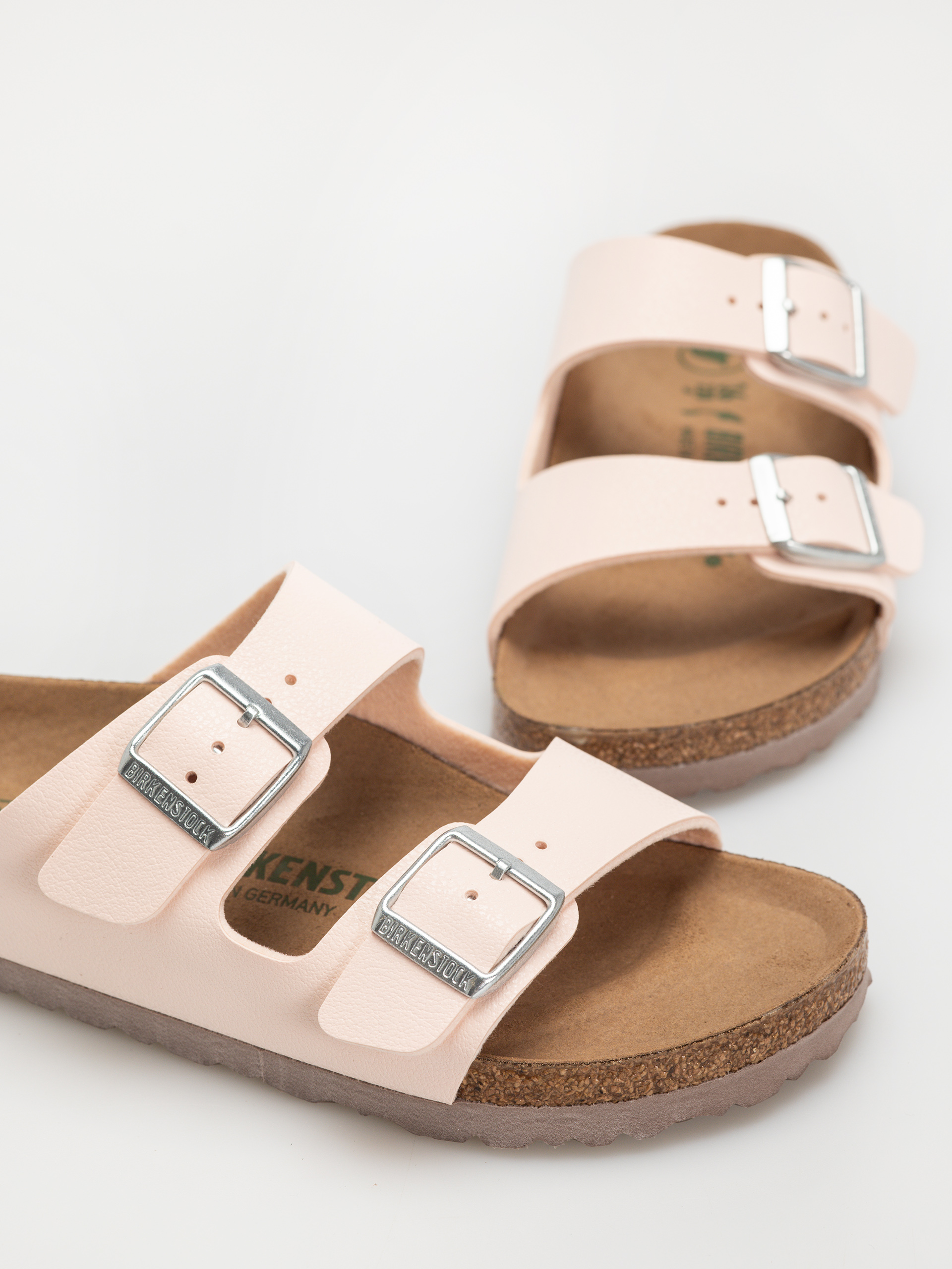 Šľapky Birkenstock Arizona Birko Flor Nubuck Narrow Wmn (light rose)