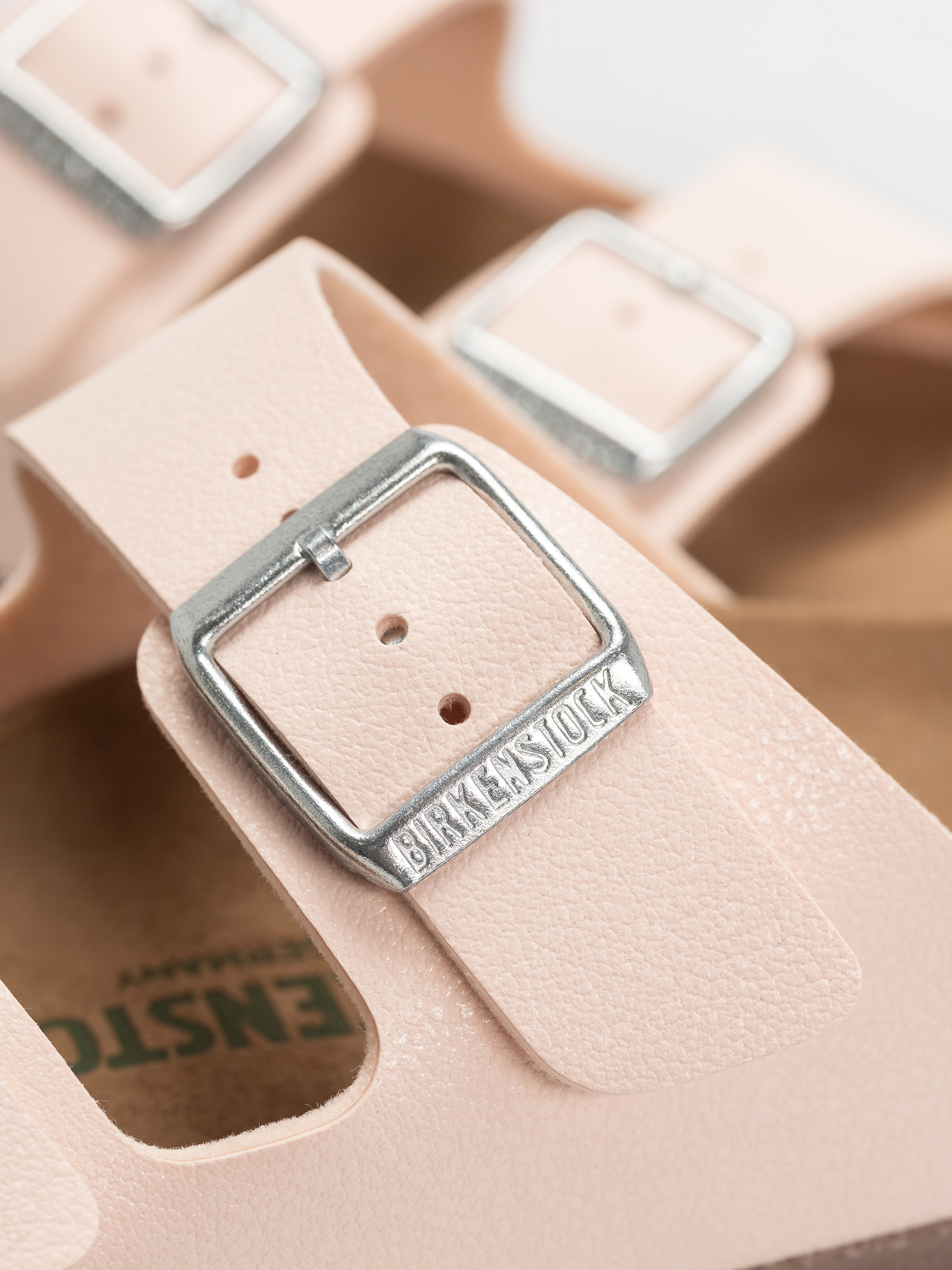 Šľapky Birkenstock Arizona Birko Flor Nubuck Narrow Wmn (light rose)