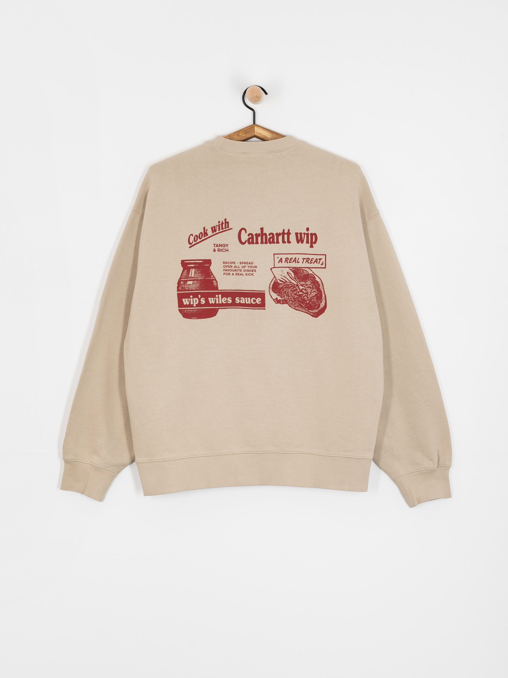 Mikina Carhartt WIP Catalogue (fleur de sel/desire)