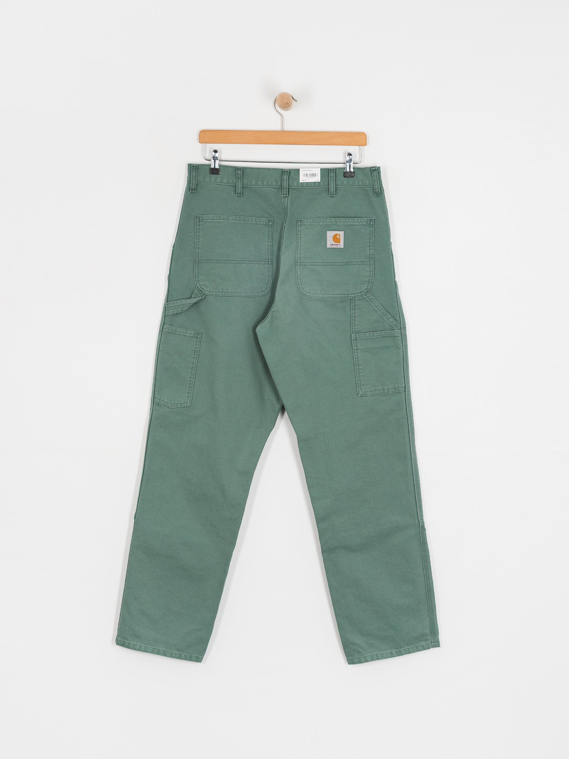 Nohavice Carhartt WIP Double Knee (silver pine)