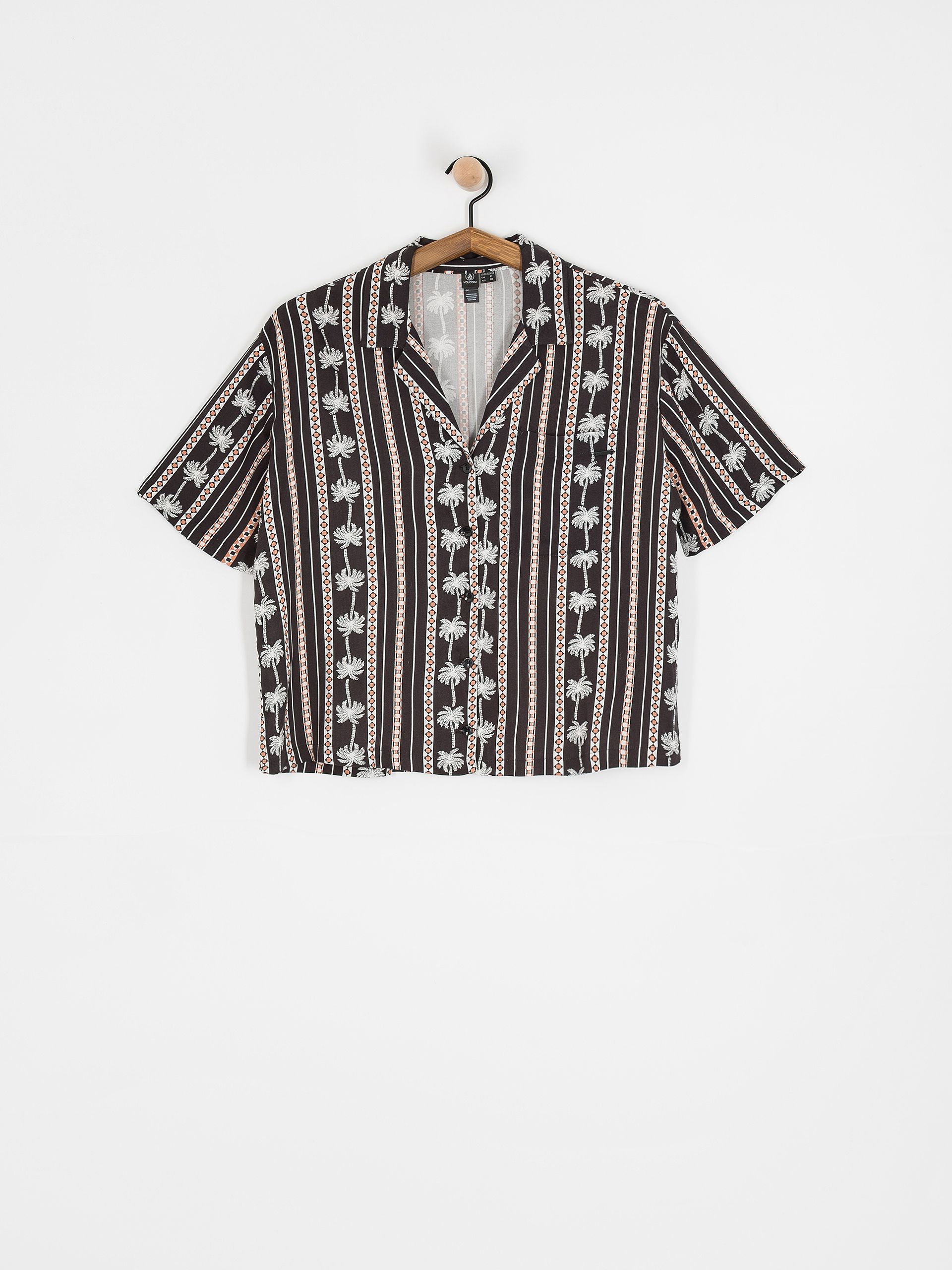 Košeľa Volcom Sun Stunner Wmn (black combo)