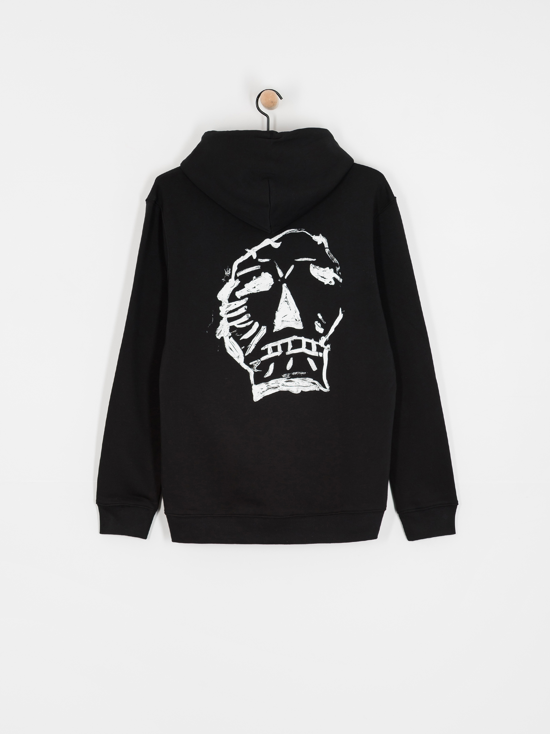 Mikina s kapucňou Poetic Collective Big Skull HD (black)