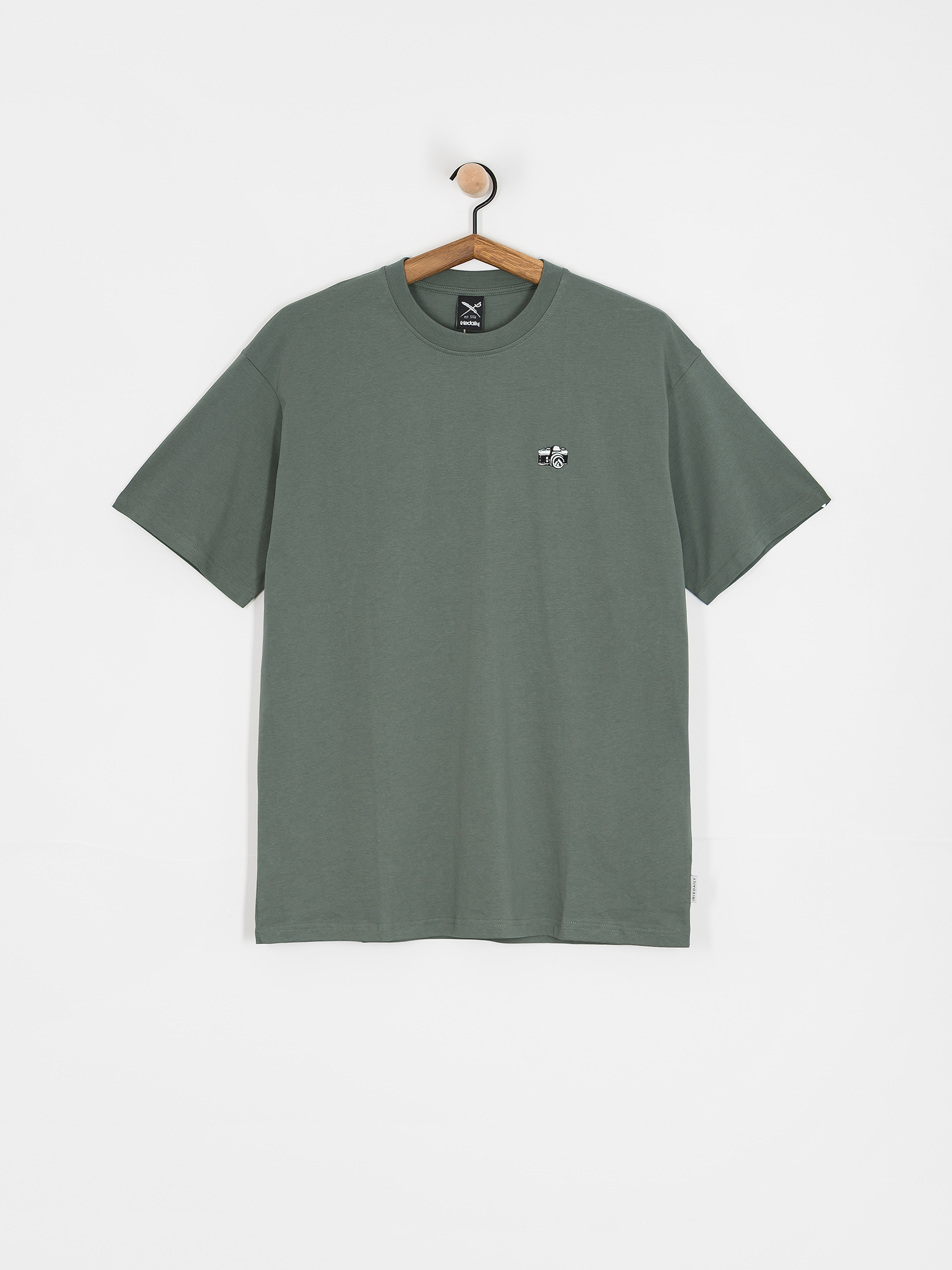 Tričko Iriedaily Spiegelreflex (jungle green)