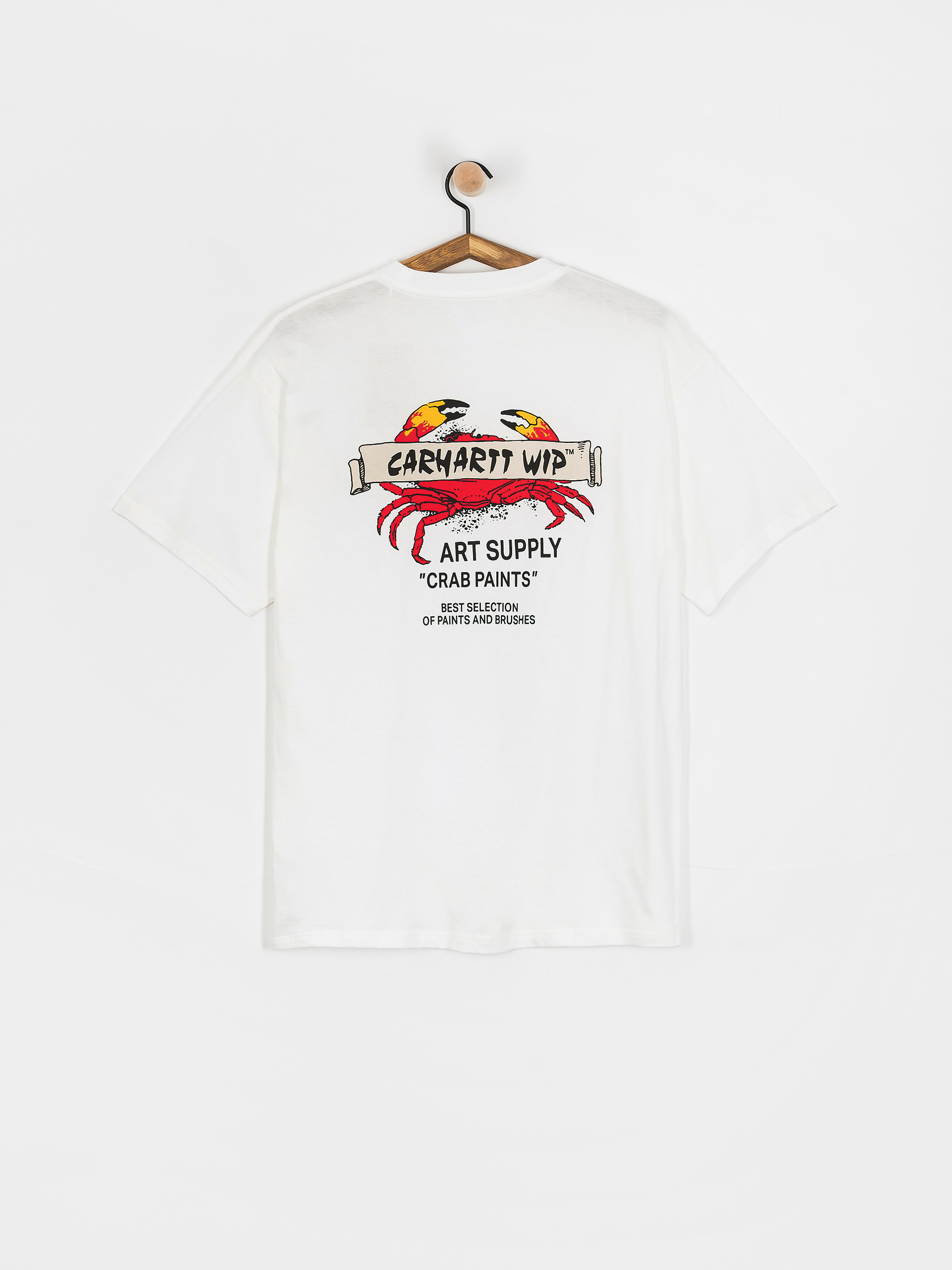 Tričko Carhartt WIP Crab Paint (white)