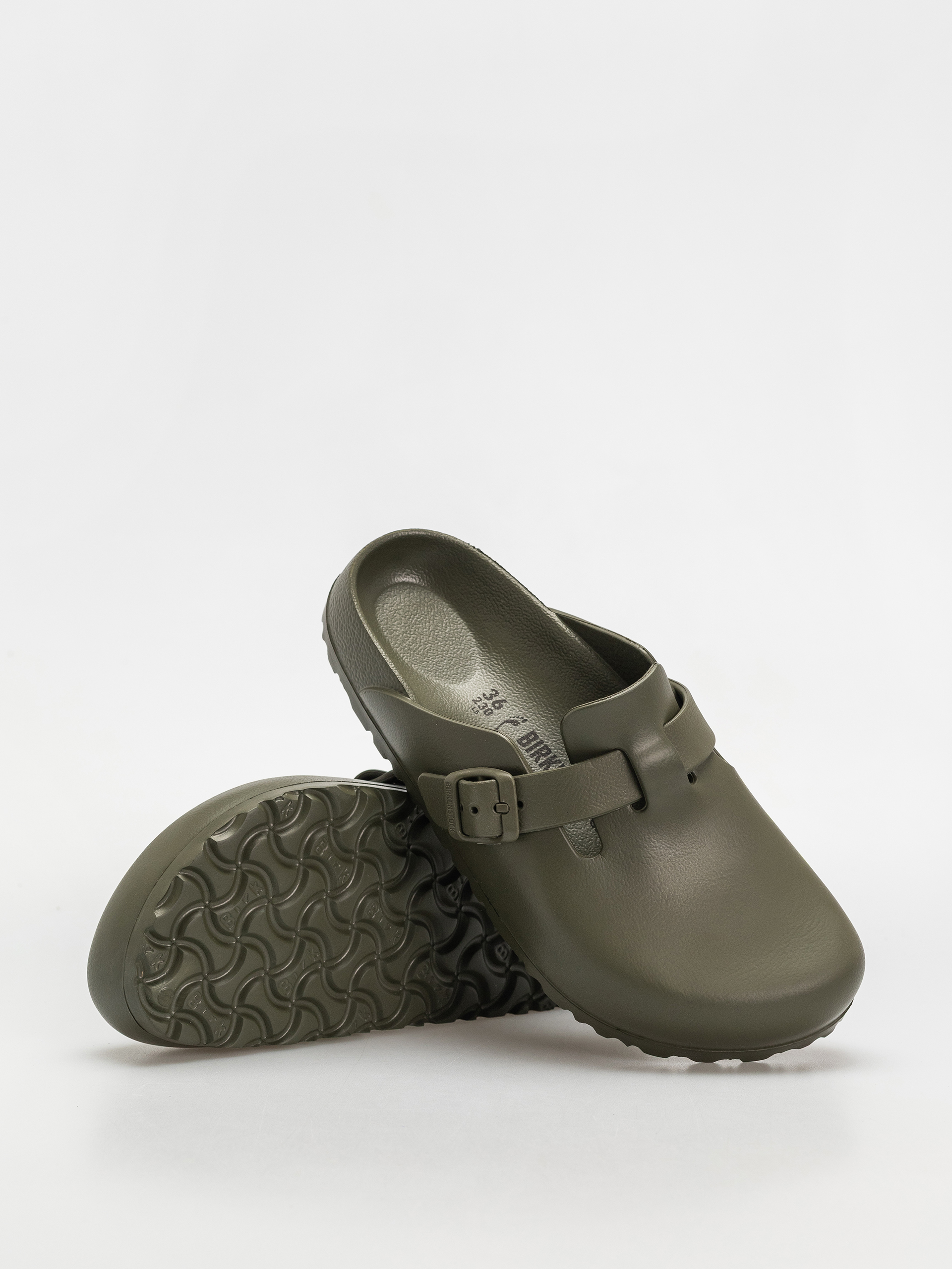Šľapky Birkenstock Boston EVA Narrow Wmn (khaki)